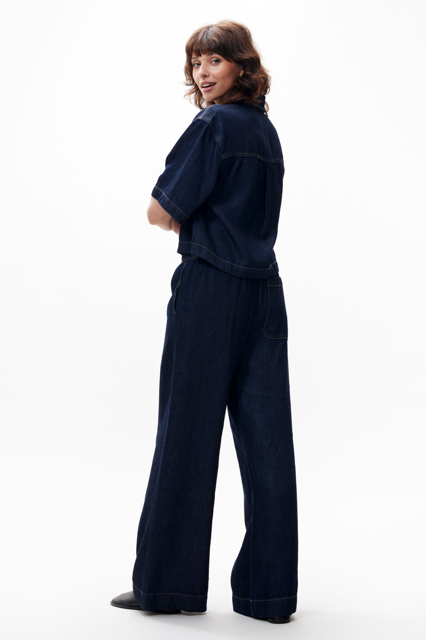 DENIM JOGGER - DARK BLUE