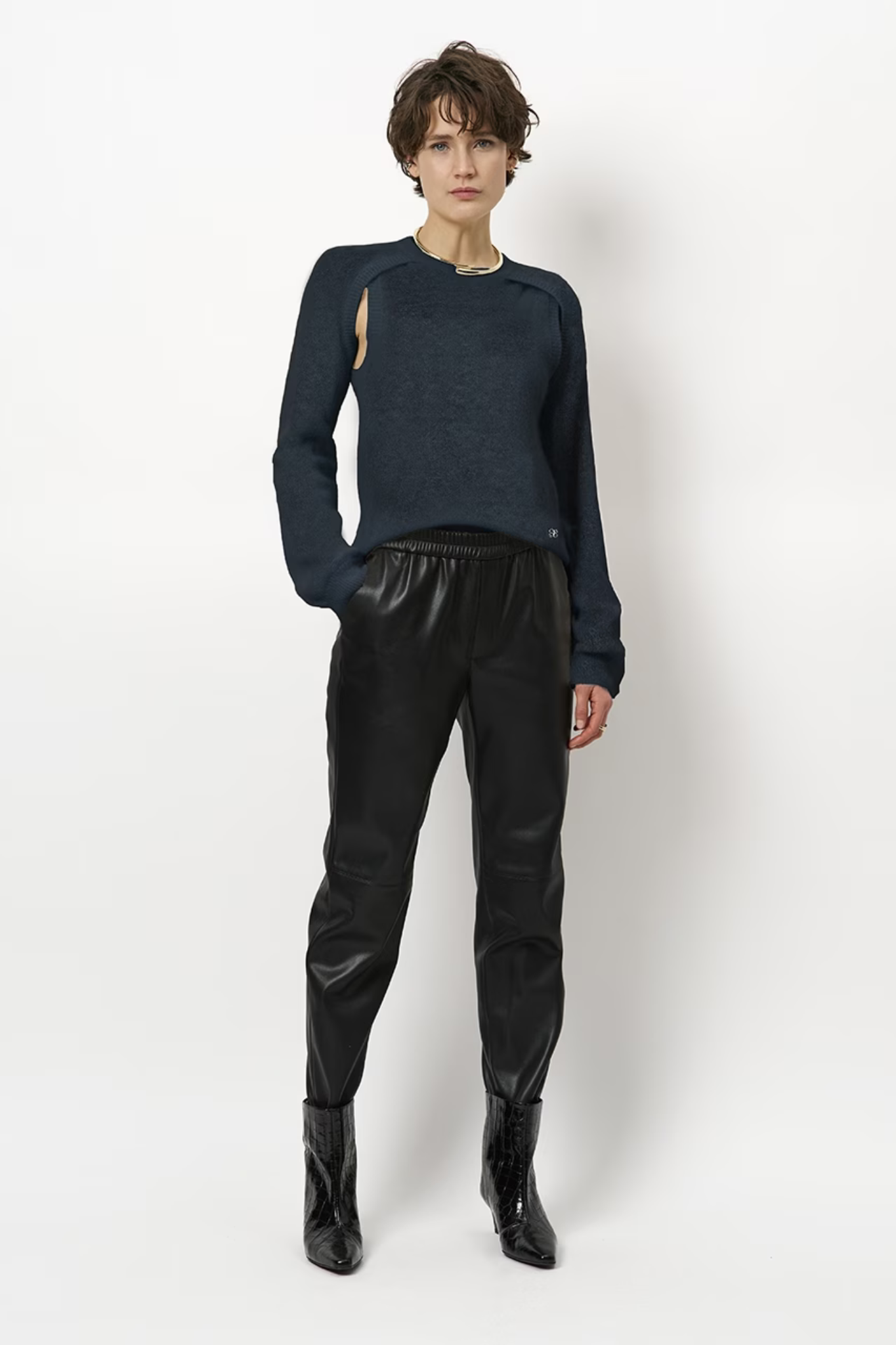 BRICE SWEATER - MIDNIGHT GREEN