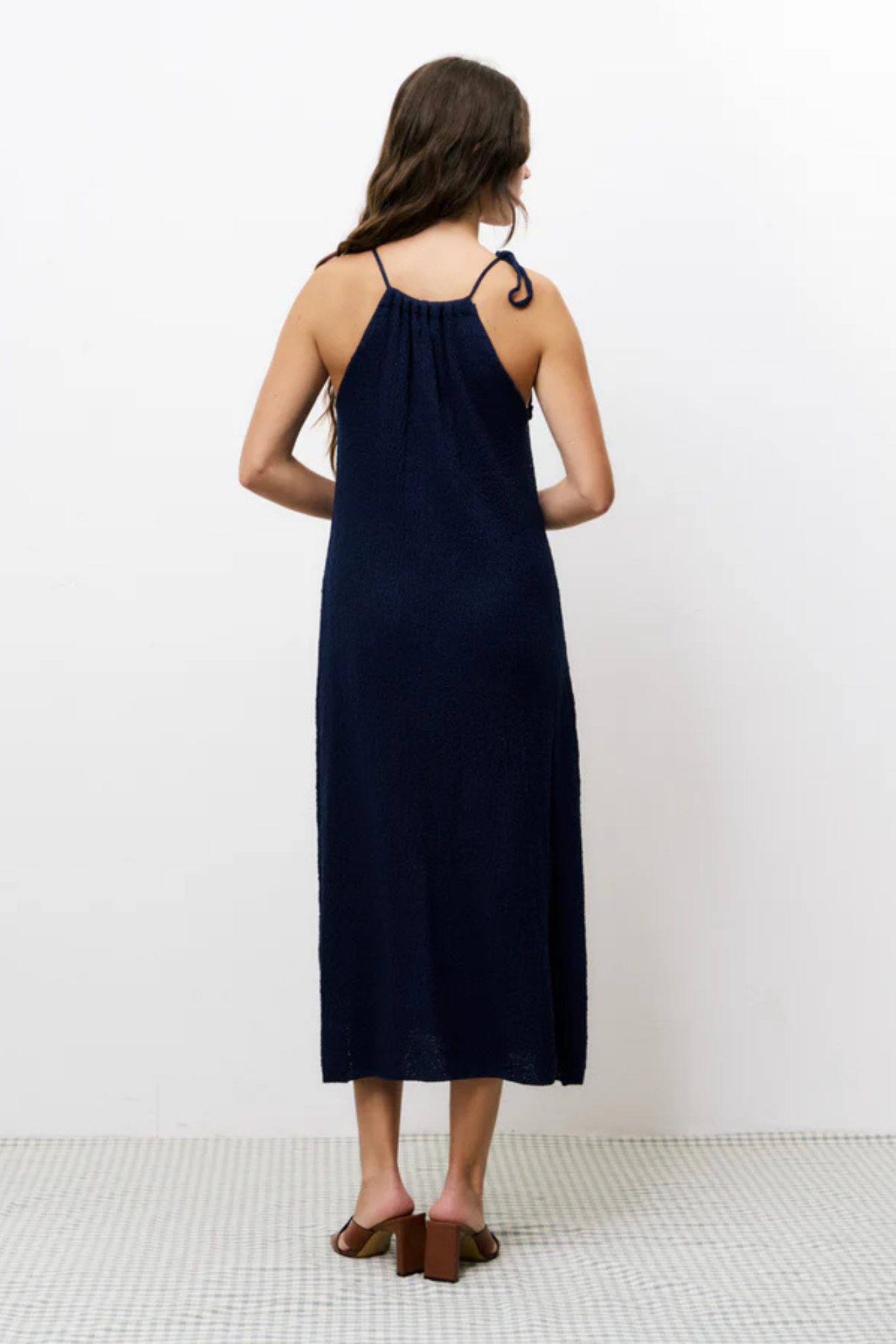 COLLETIA DRESS - BLEU MARINE
