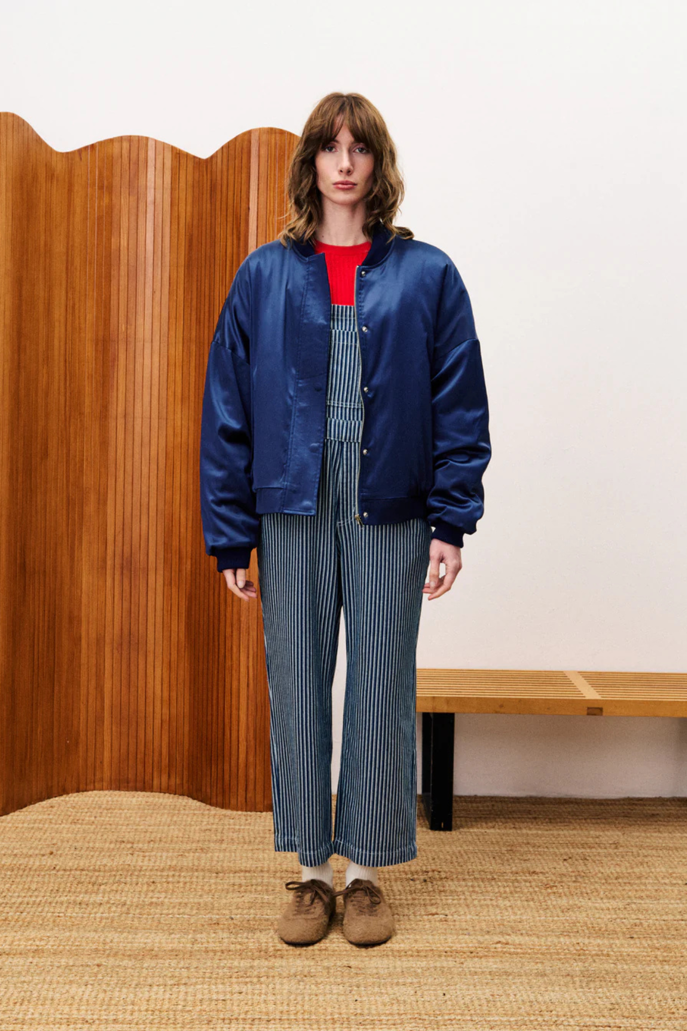 ASSAM BOMBER JACKET - BLUE MARINE