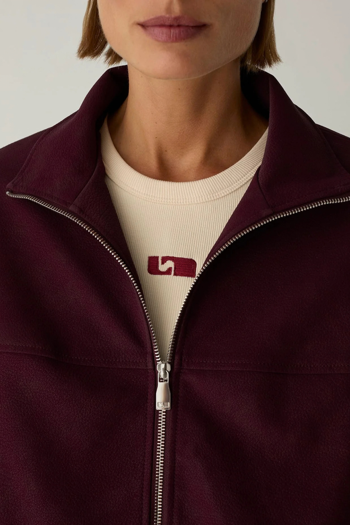 SIGNY BOMBER JACKET - BORDAUX