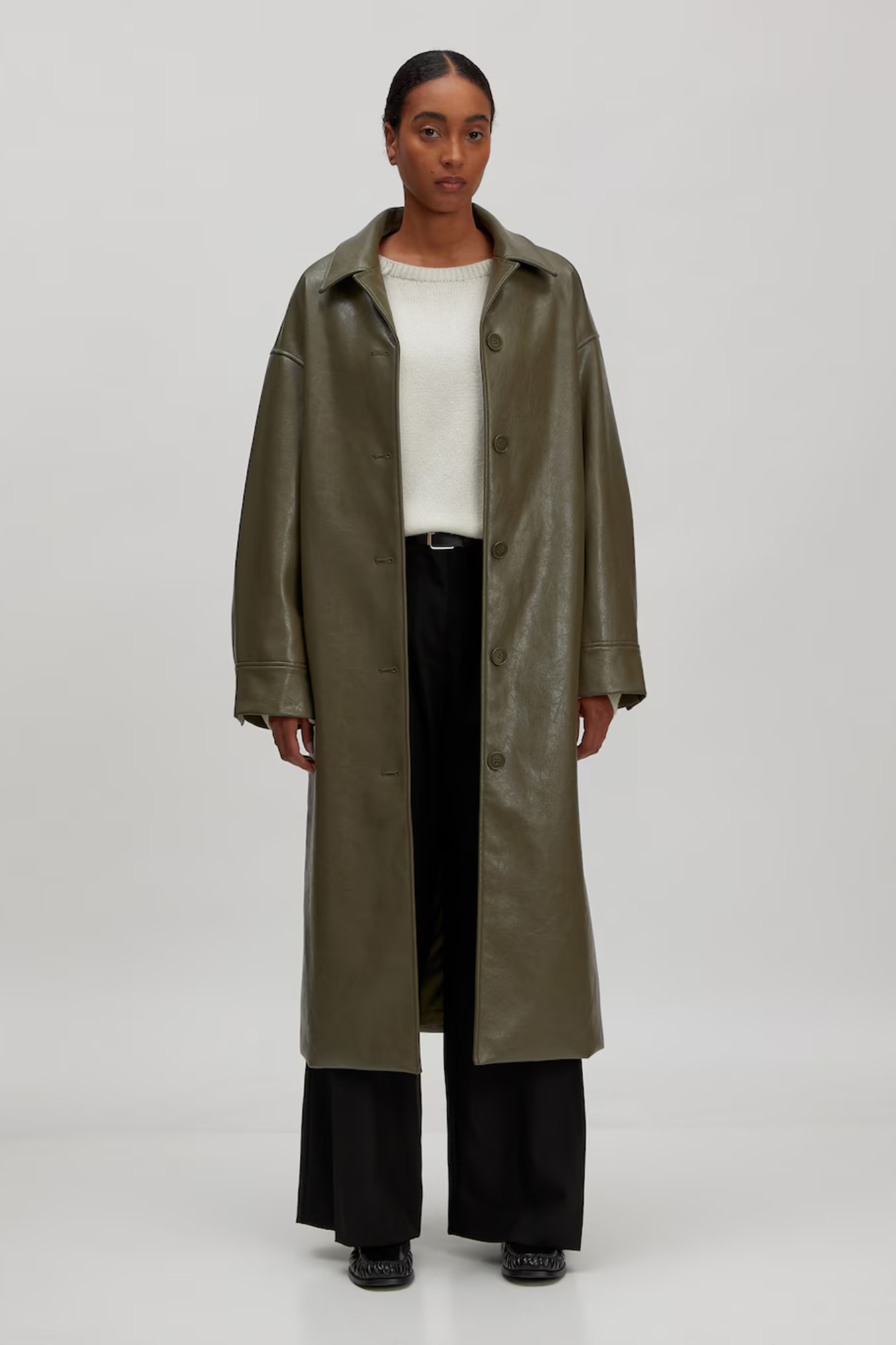 ELEA COAT - GRAPE LEAF