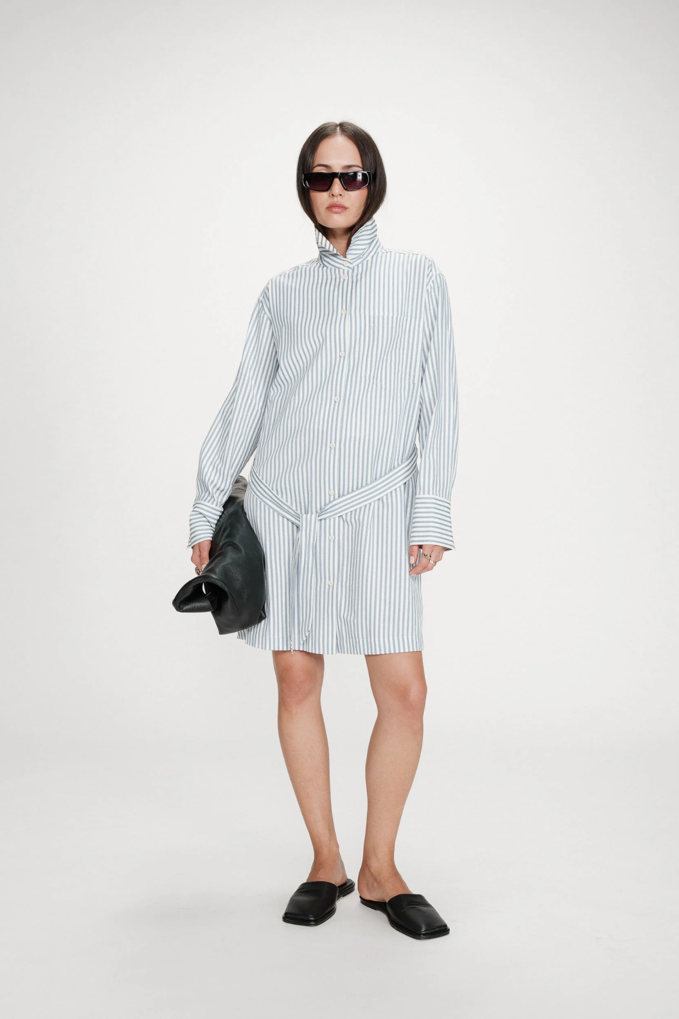 VISERY SHORT DRESS - BLUEBERRY