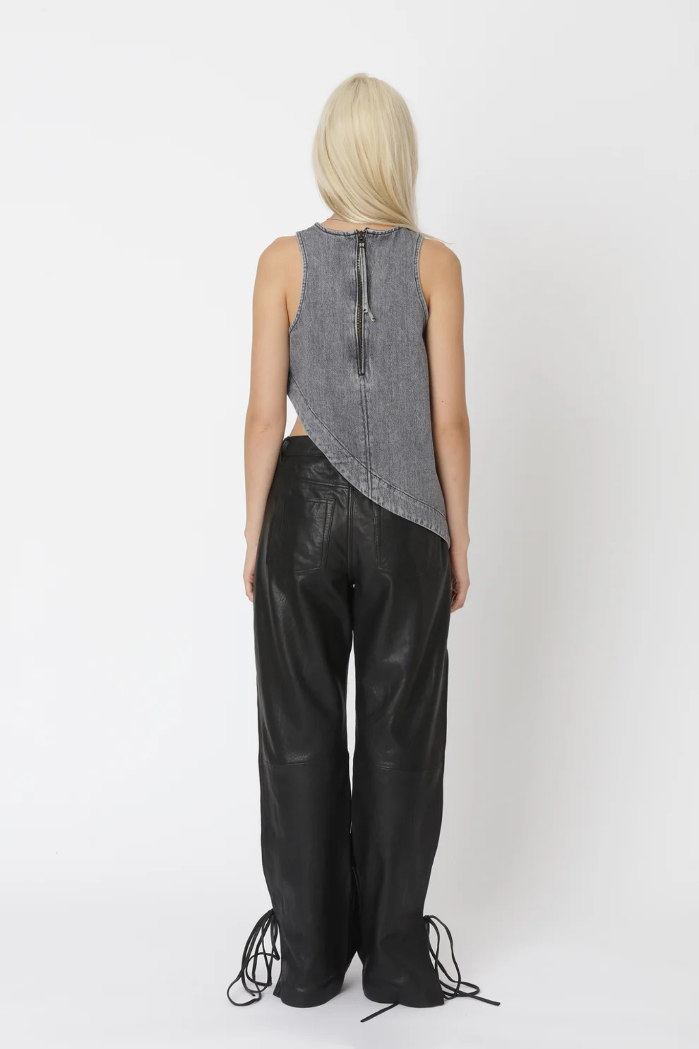 AMALIE TOP - USED GREY