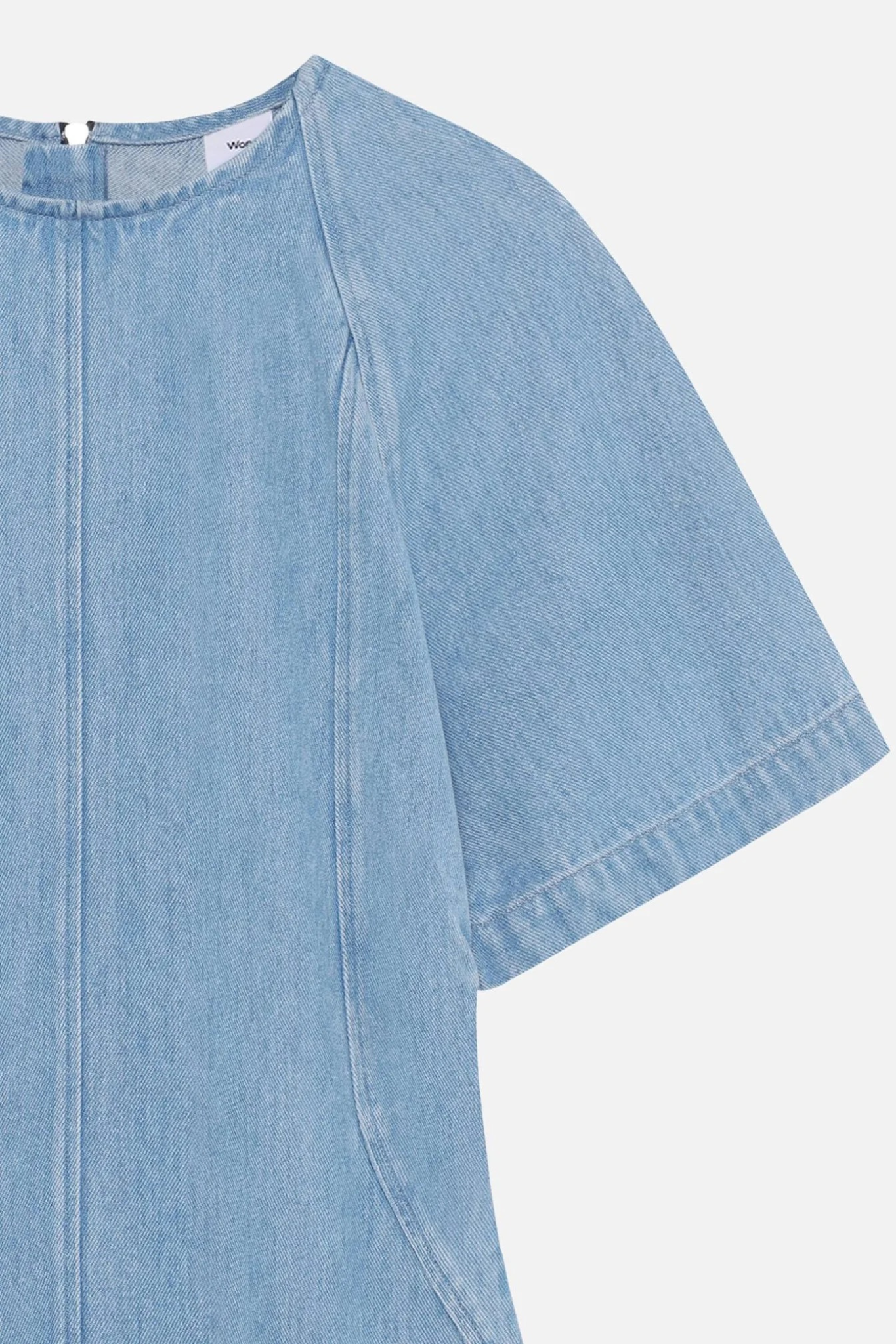 ADANA DENIM DRESS - LIGHT BLUE MARINE