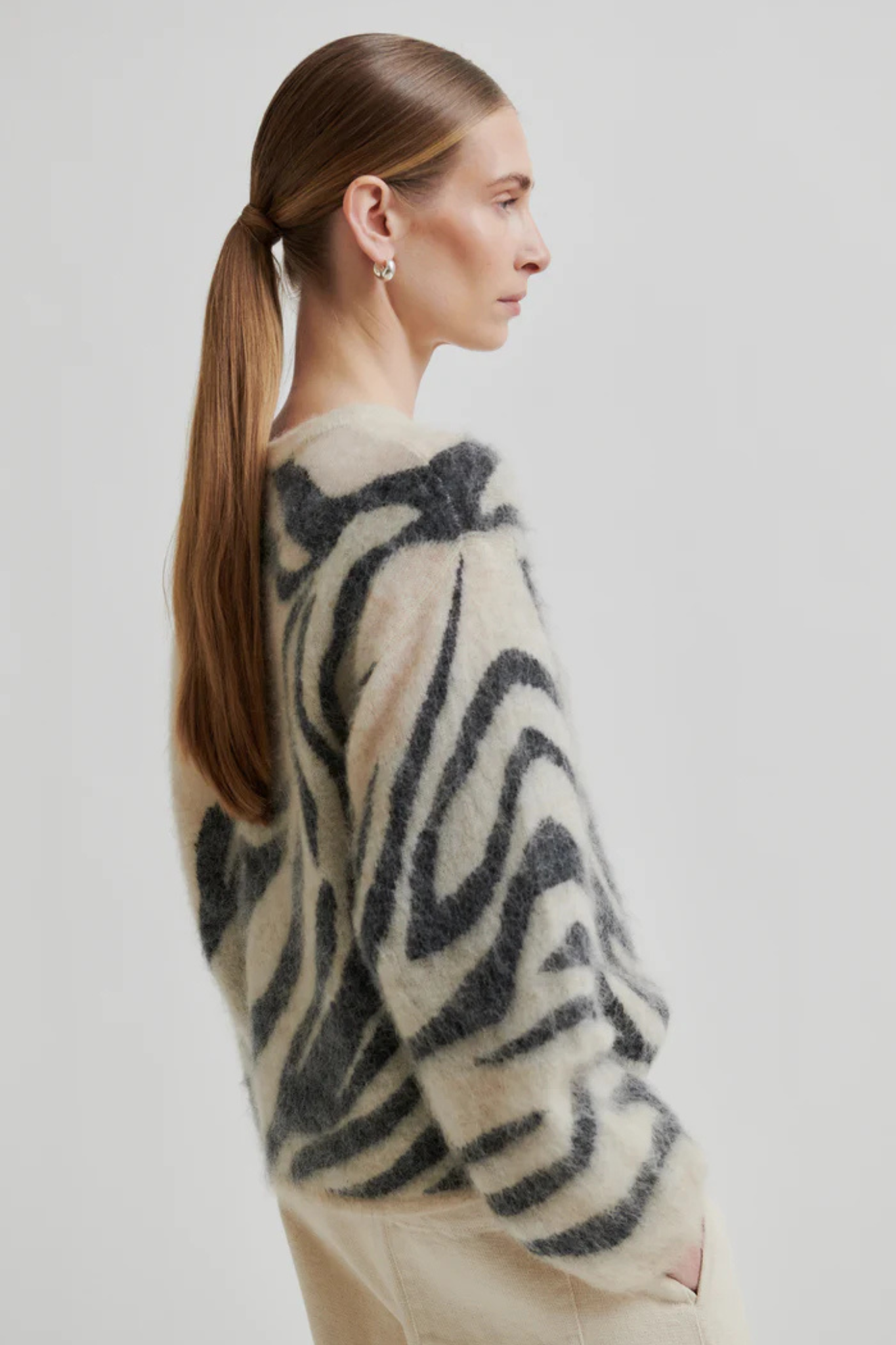ZARAH KNIT O-NECK - TRENCH COAT