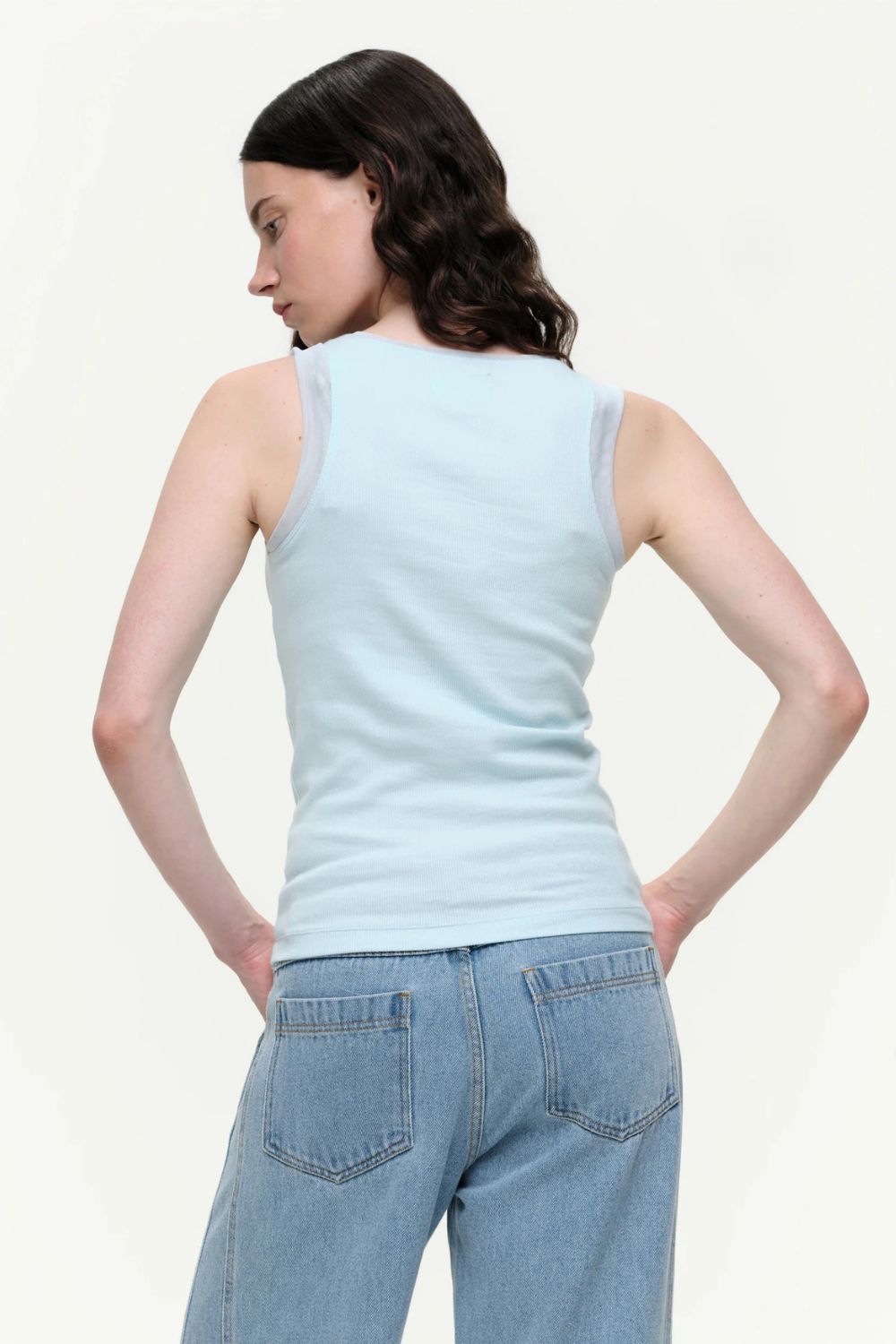 LOTTE TOP - LIGHT BLUE