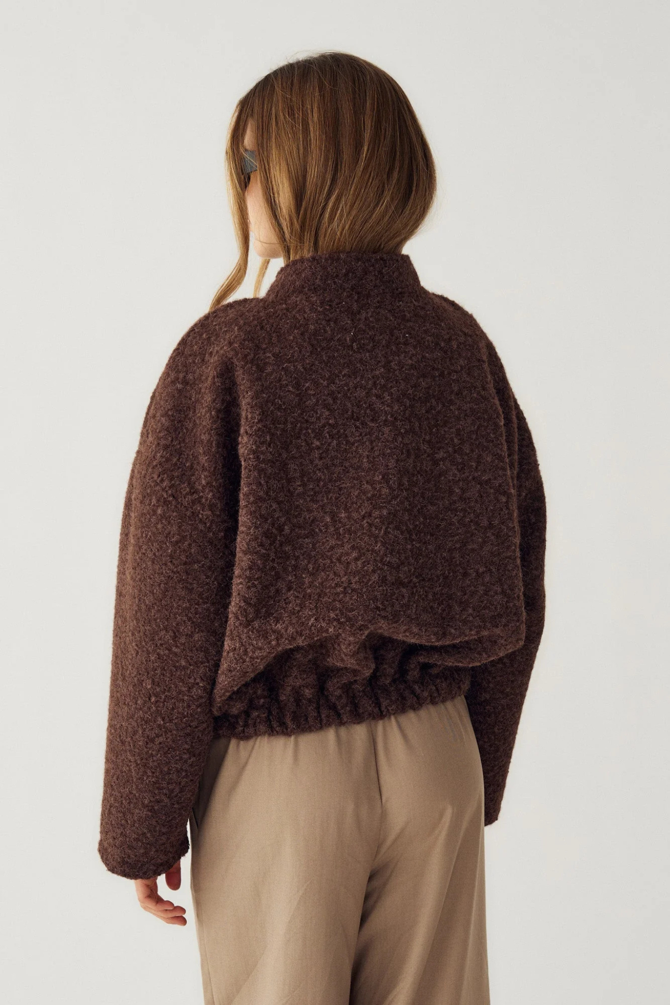 MARNIE JACKET - COFFEE MELANGE