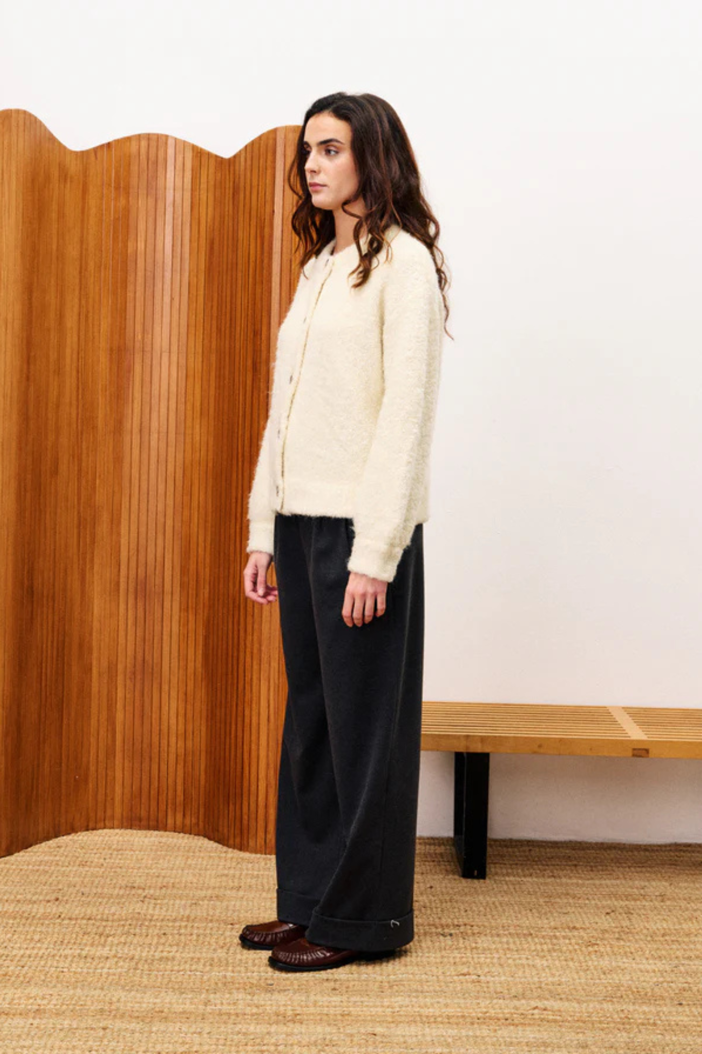 SELKIRK CARDIGAN - CREME