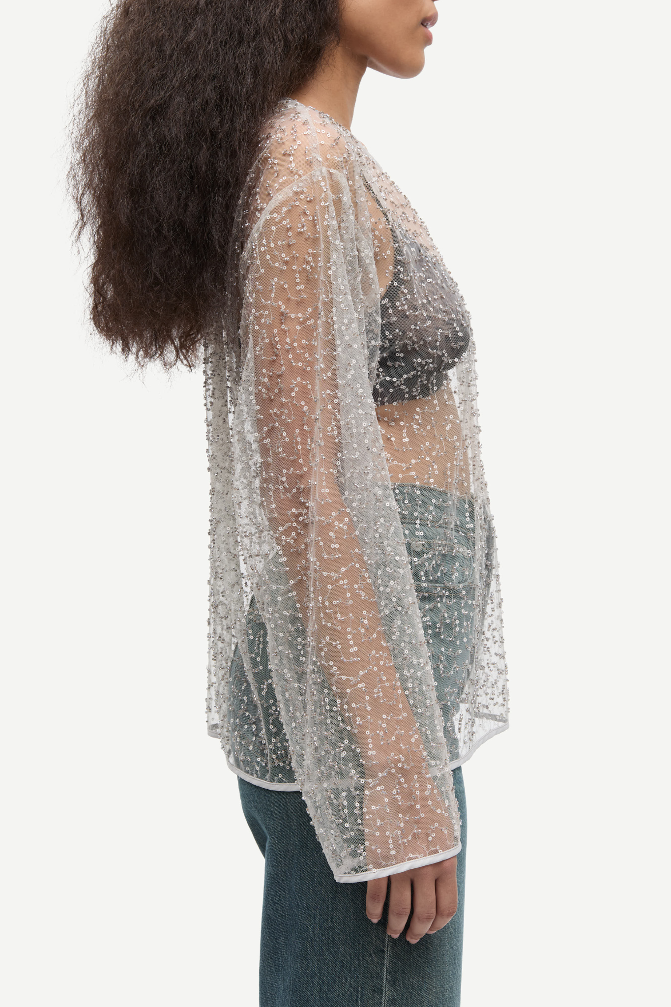 MALLY BLOUSE - PUMICE STONE
