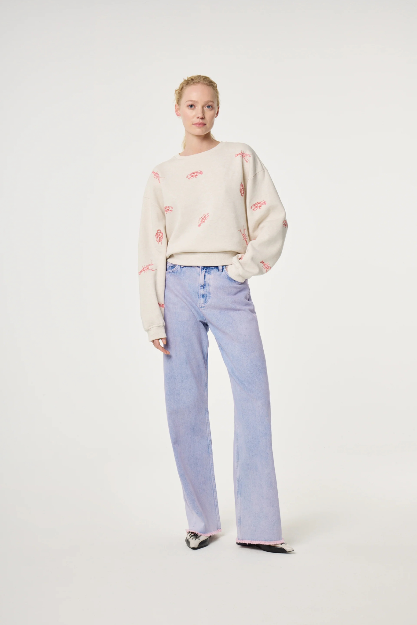 TERRY SWEATER - OATMEAL MELANGE
