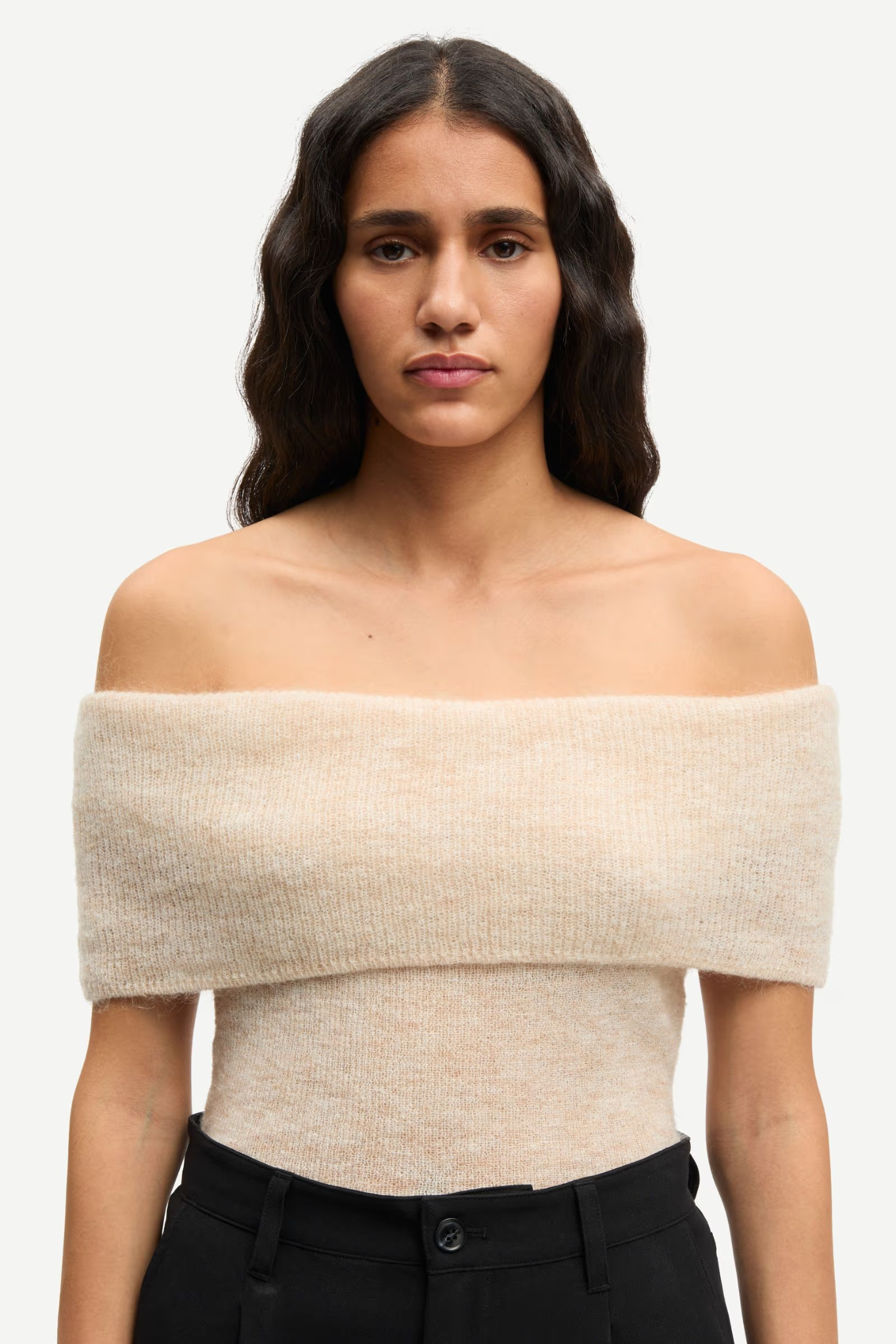 HERA TOP - BONE WHITE MEL
