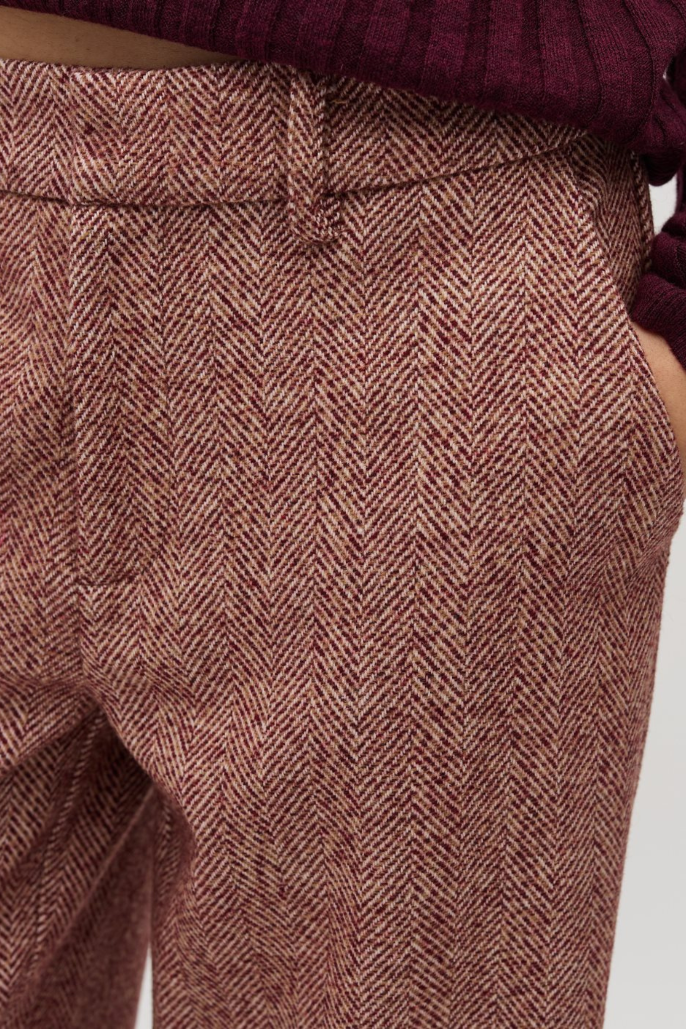 TARRINA HAROLINE PANTS - FIG MELANGE
