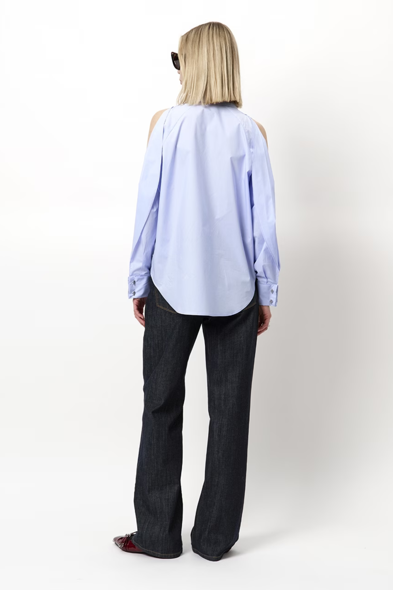 CHAMPLIN OPEN T-SHIRT - BLUE MIST