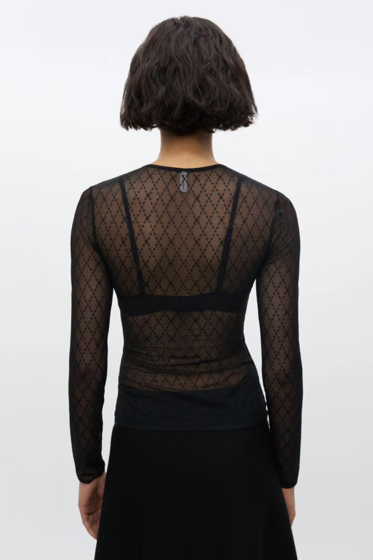 VIONA TOP - ZWART