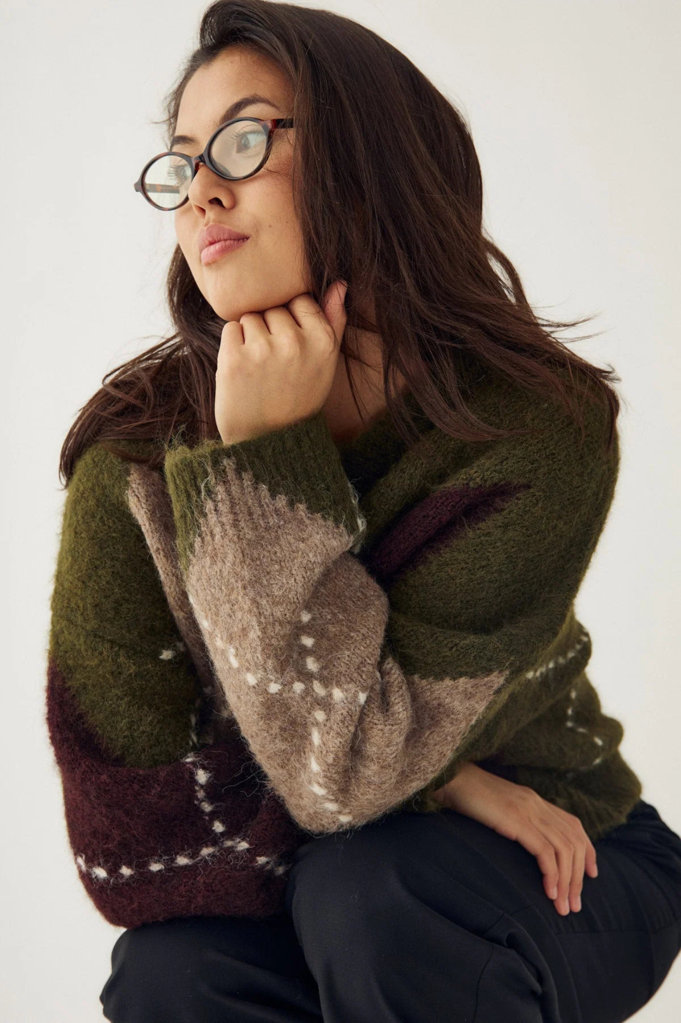 LAI KNIT - AVOCADO GREEN MIX