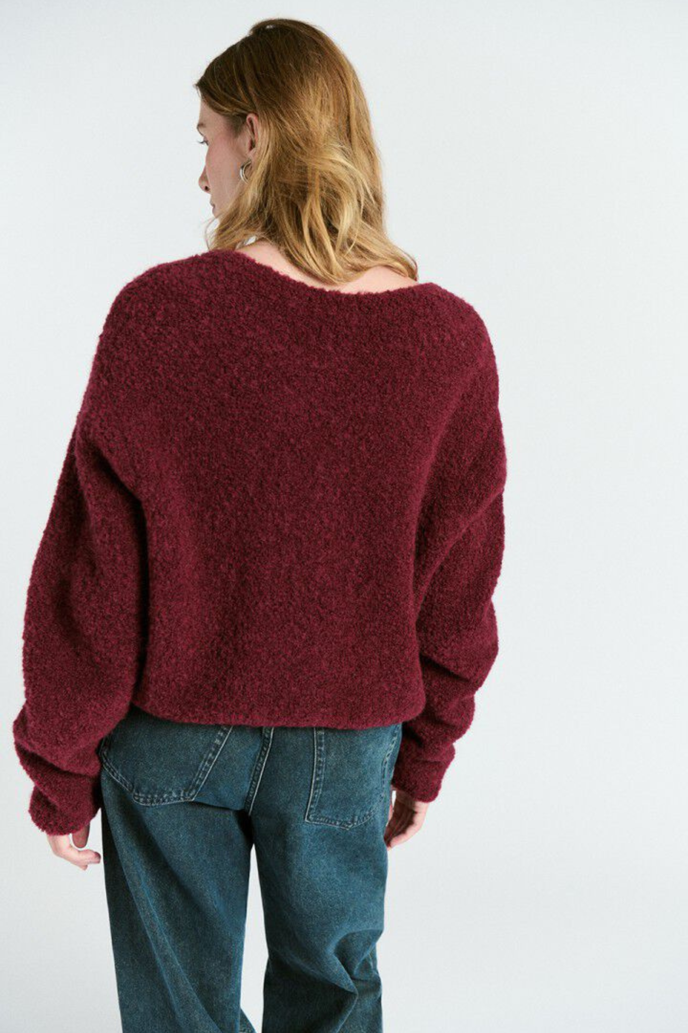 ZOLLY SWEATER - POMEGRANATE MELANGE