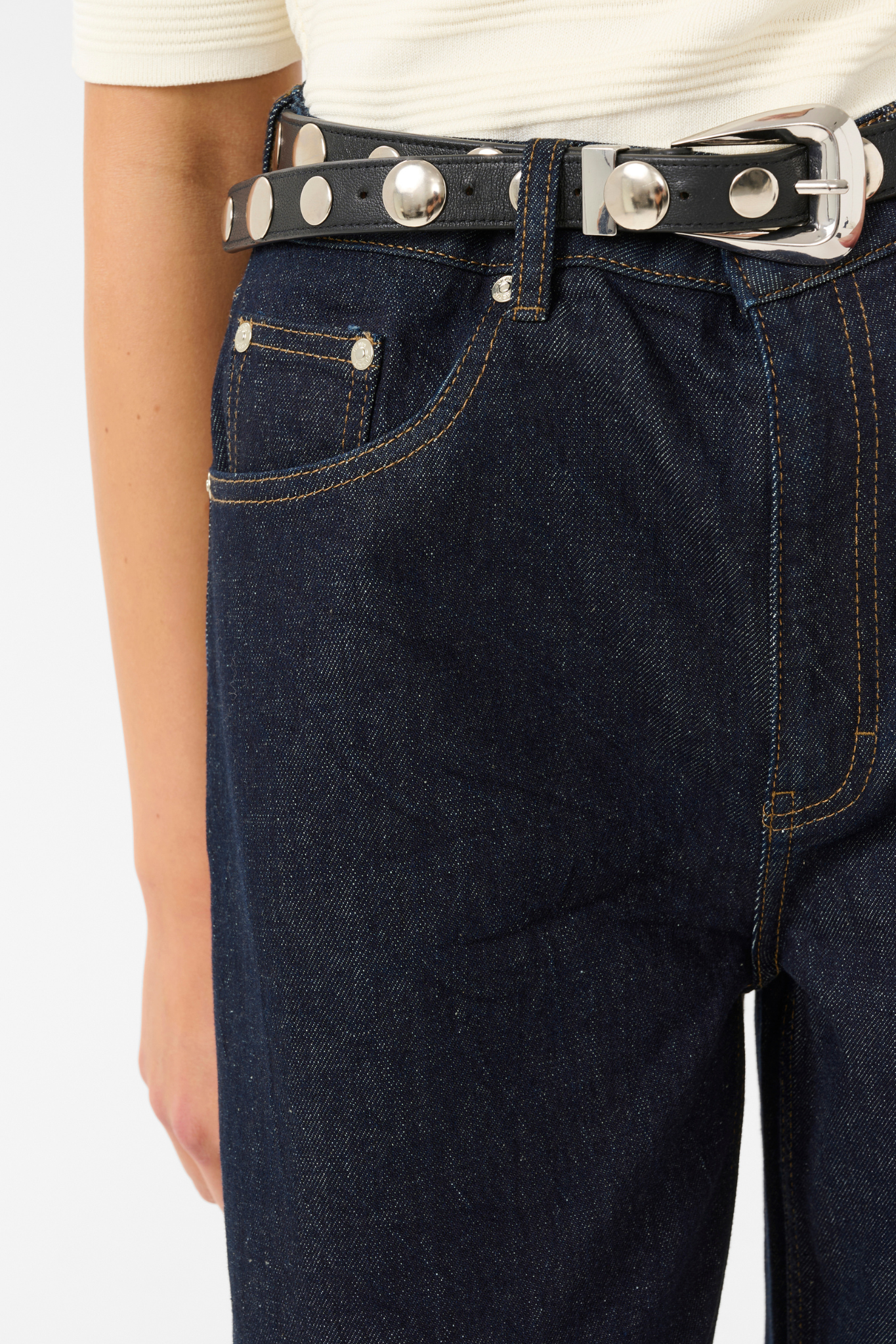 SUMMER HW WIDE JEANS - UNWASHED