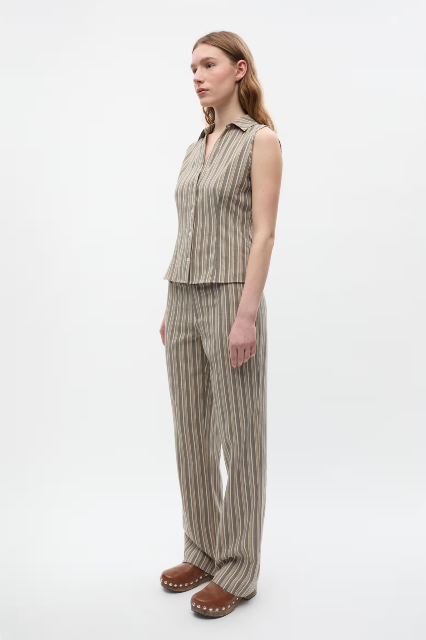 GINEVRA SL SHIRT - FRNCH ILLUSION STRIPE