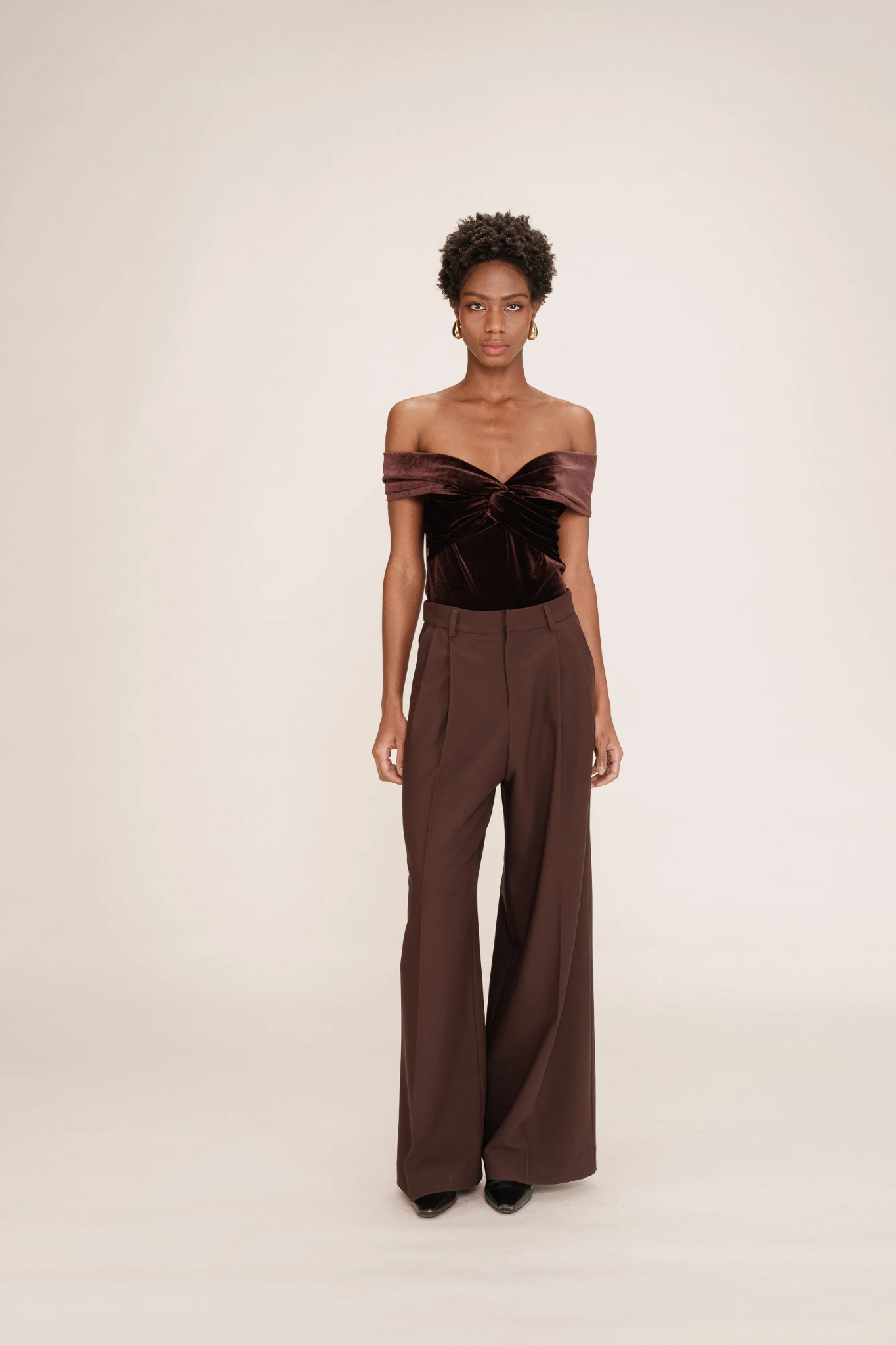 TIMEON BODY TOP - CHOCOLAT