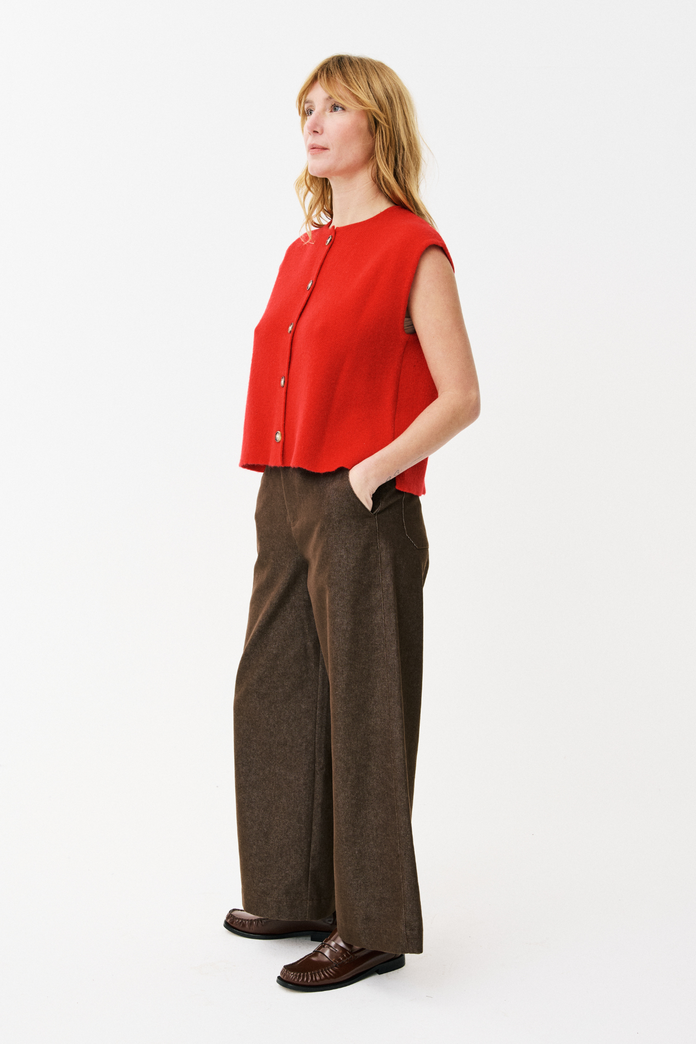 ANANE CARDIGAN - RED