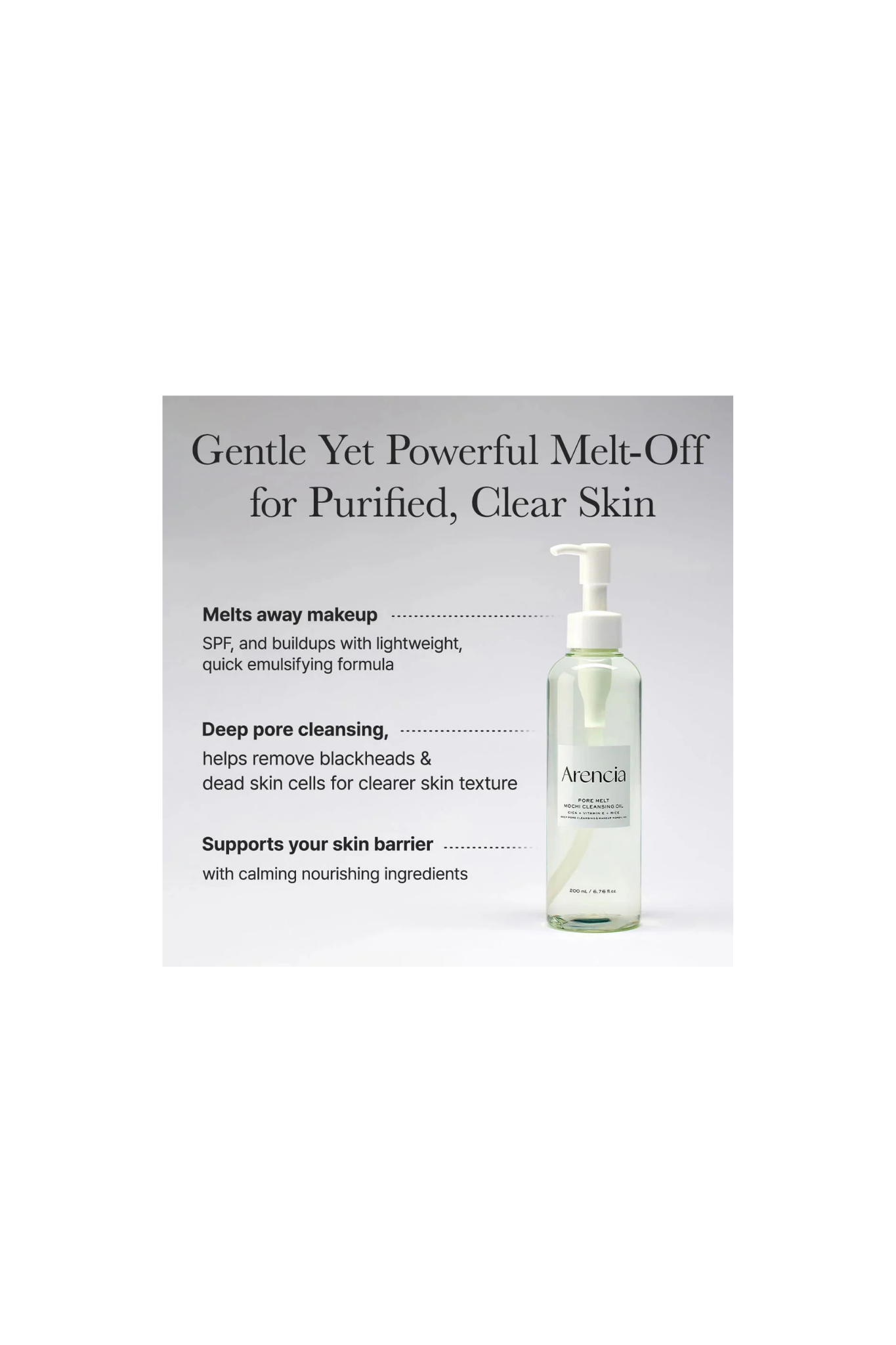 PORE MELT MOCHI CLEANSING OIL 200ML