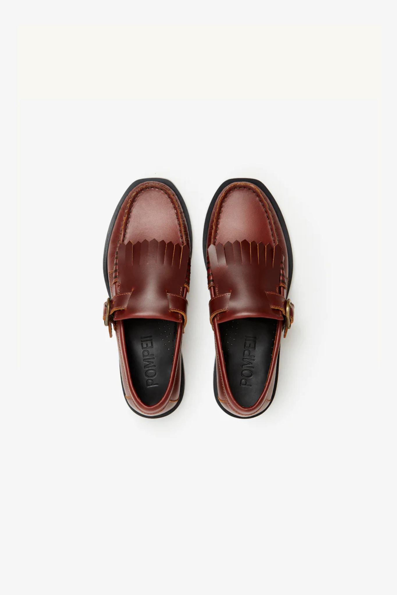 VEGA LEATHER T-BAR SHOES - REDISH