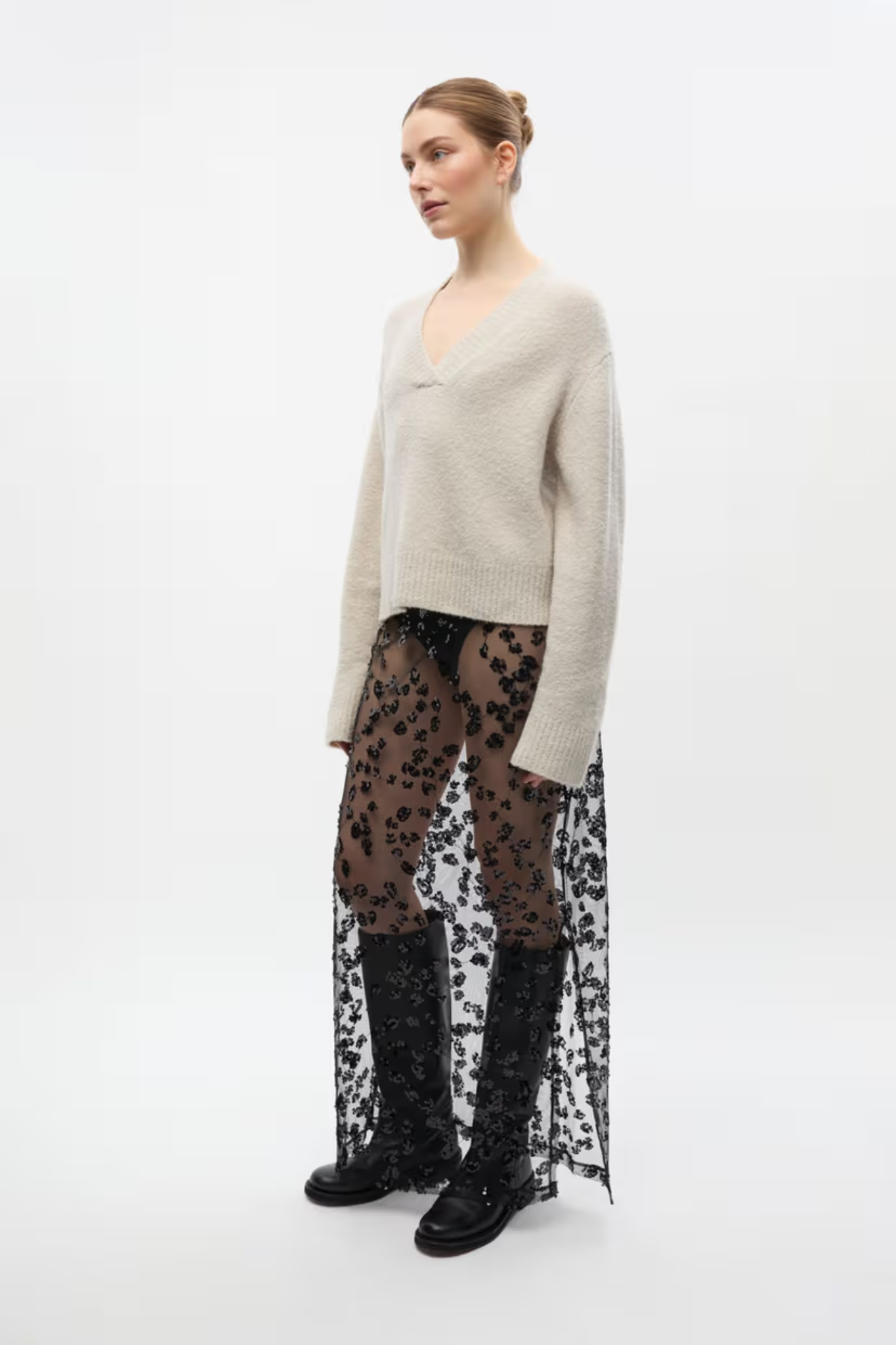 ISBERGA SKIRT - BLACK