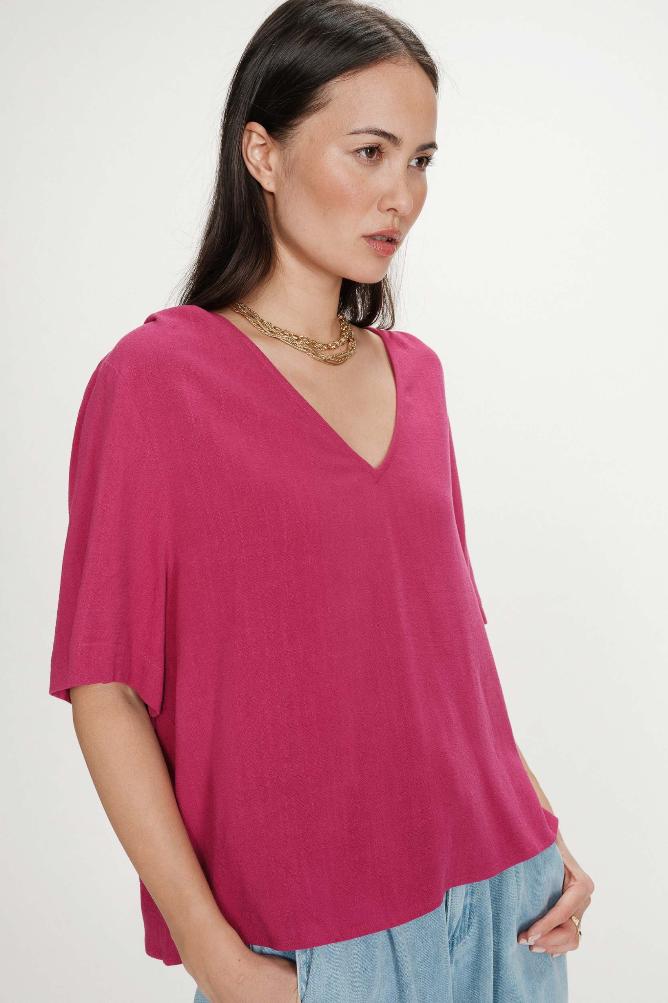 VIOLON TOP - FUSCHSIA