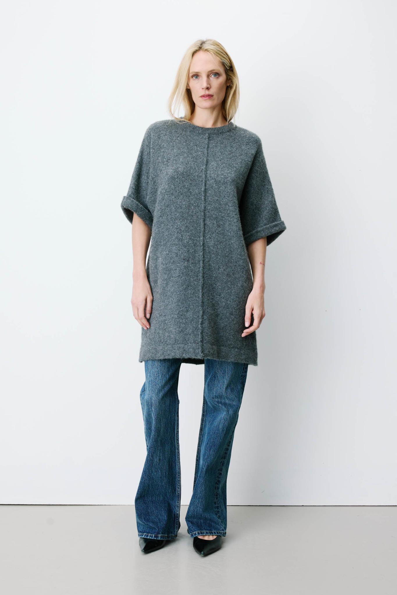 ALINAE DRESS - ANTHRACITE