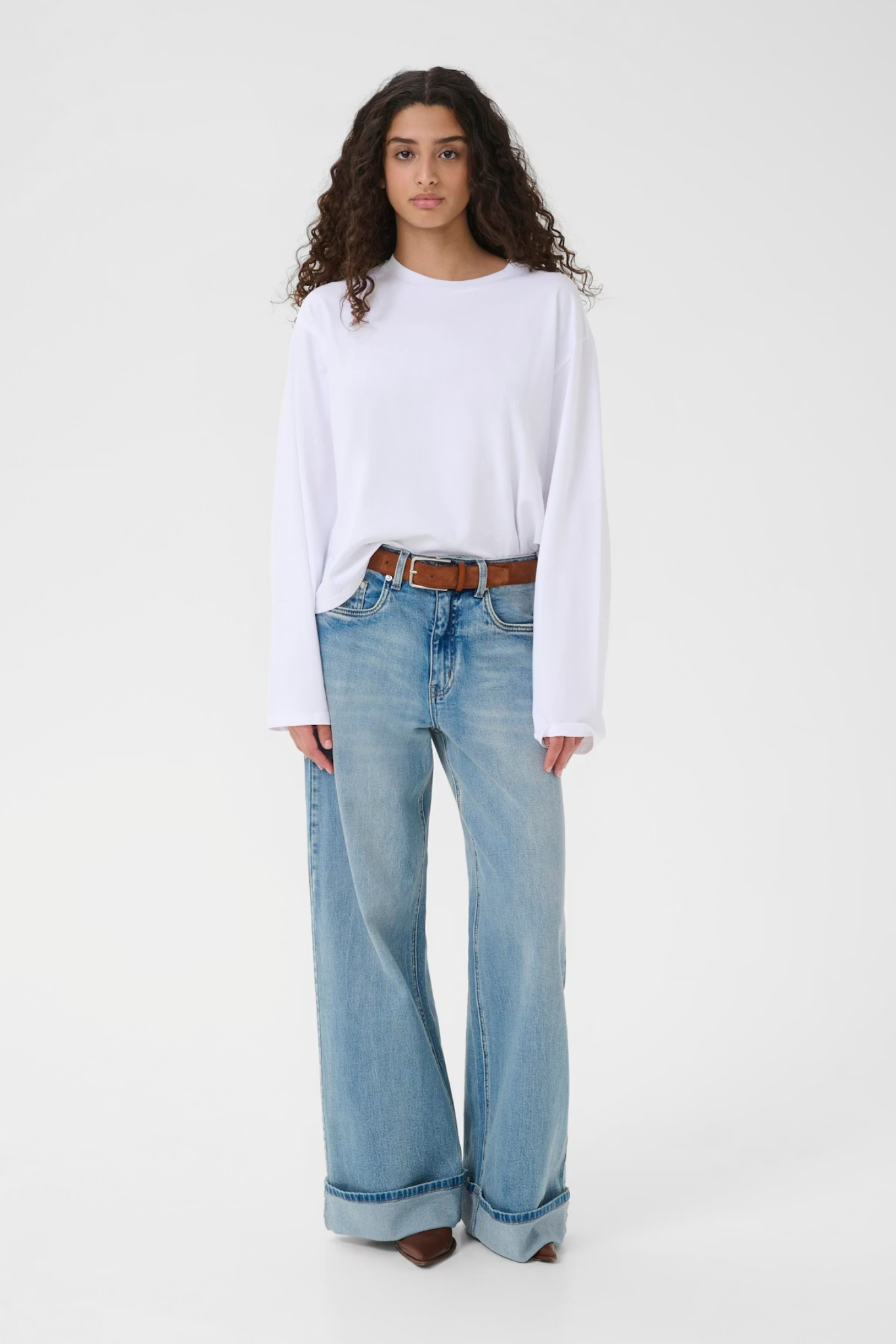 TIMA LS T-SHIRT - BRIGHT WHITE