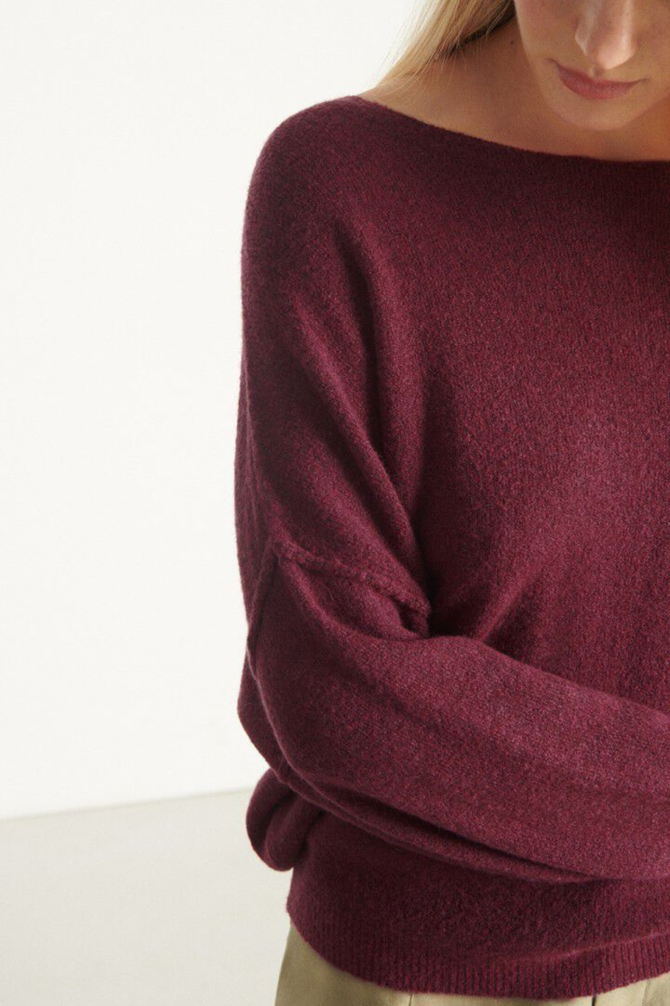 DAMSVILLE KNIT - GRAPPE MELANGE