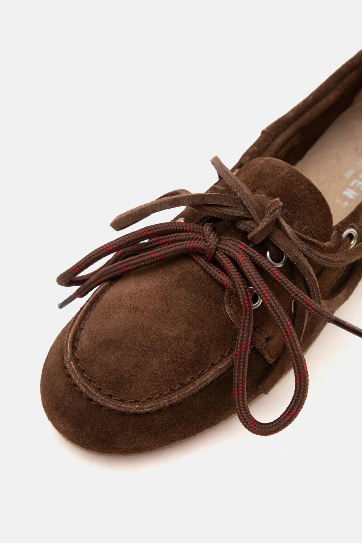 CHAUSSURES À LACETS MARIN - DAIM MARRON FONCÉ