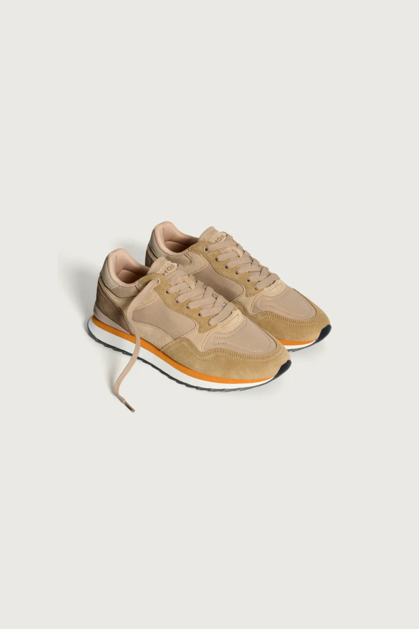 CITY VANCOUVER MEN SNEAKERS - BEIGE/ORANGE