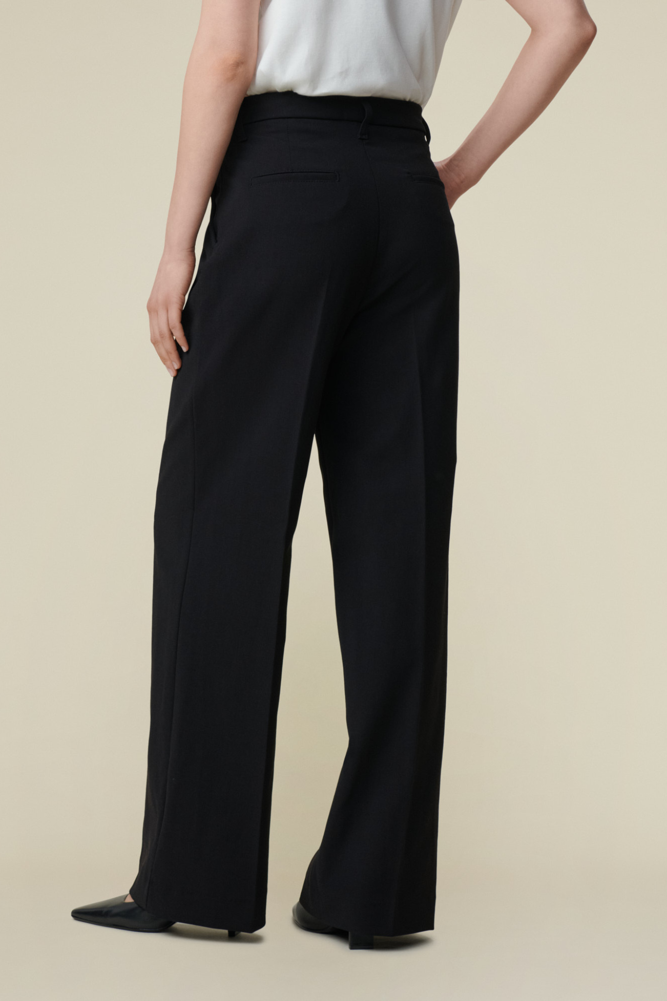 WANDA SUIT PANTS - BLACK