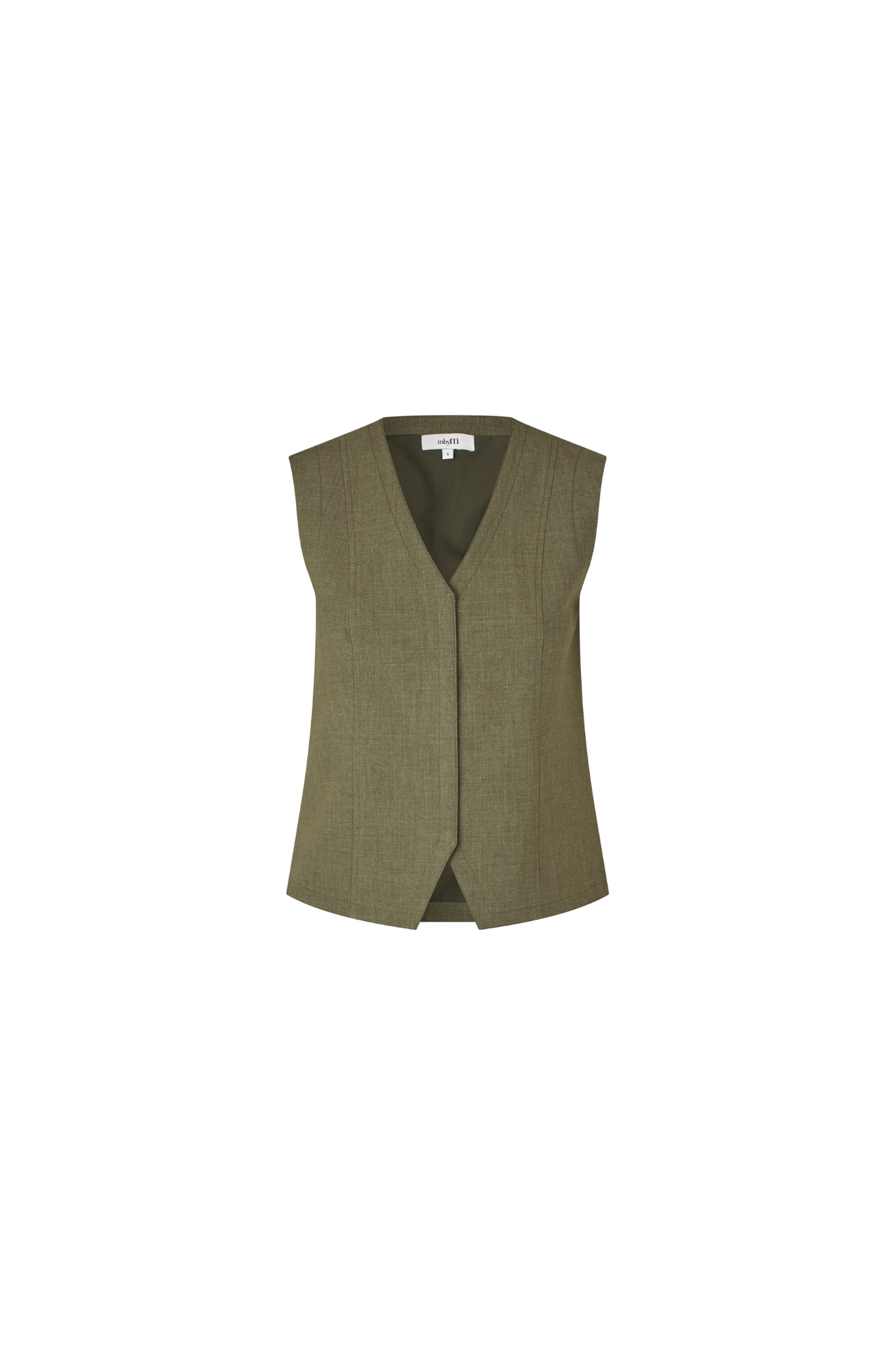 FLAVINA WILLAH WAISCOAT - DUSTY OLIVE MELANGE