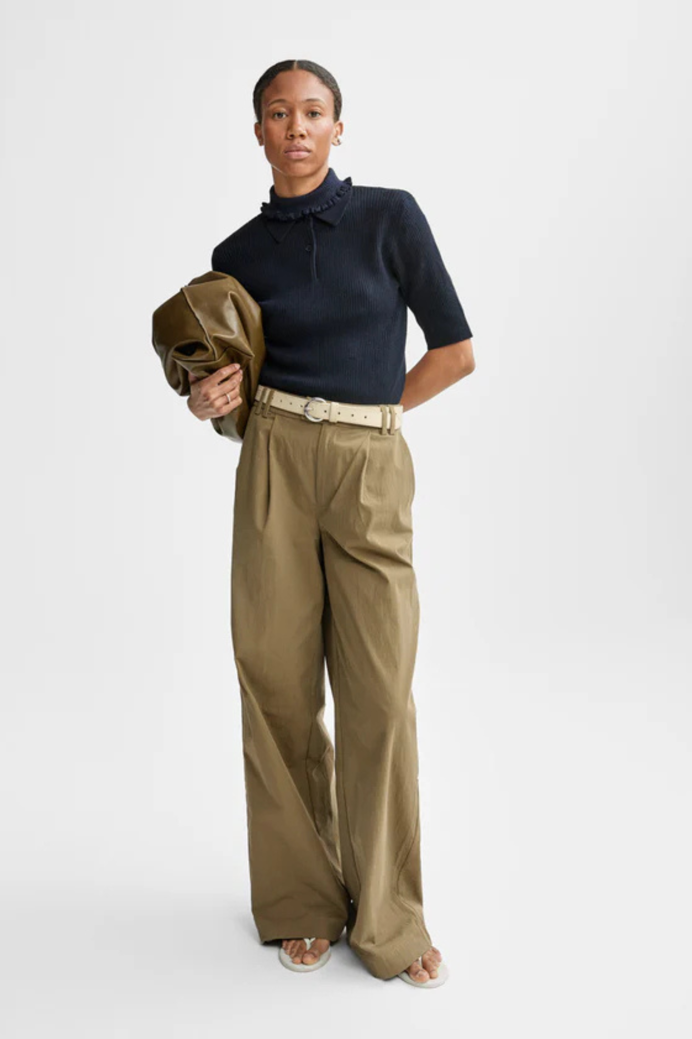 ELLA POLO KNIT - NAVY