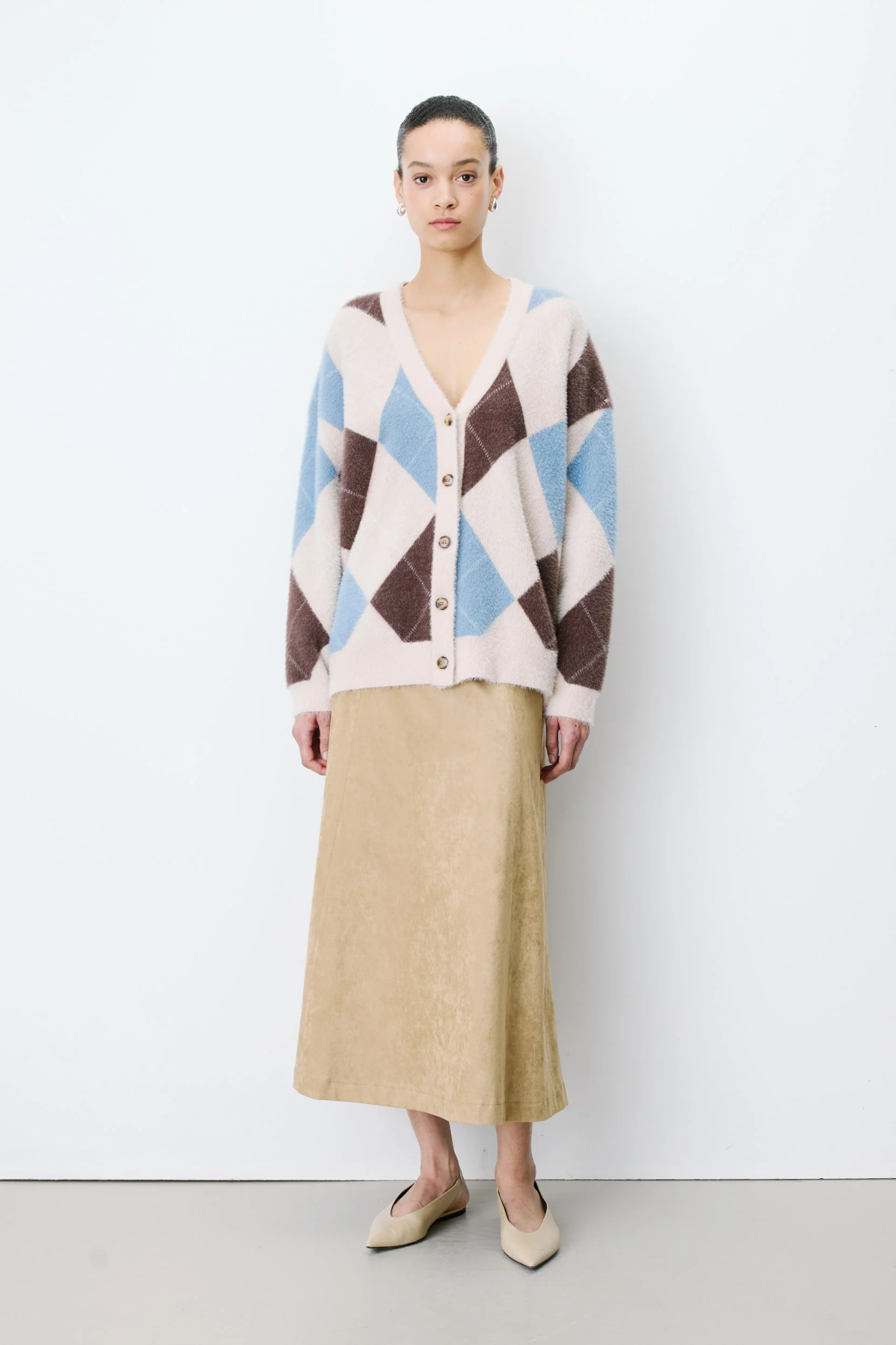 ALEXAN CARDIGAN - BLUEBERRY