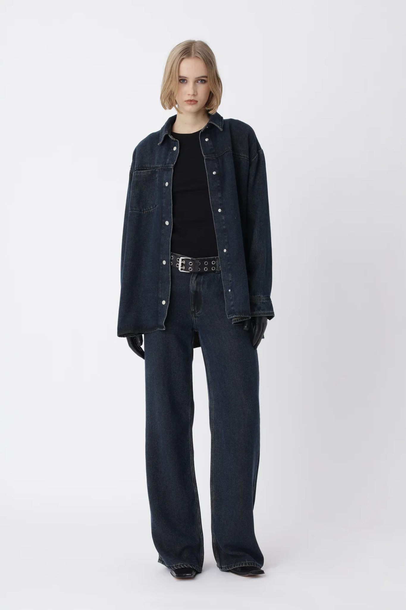 LORELLA SHIRT - WASHED BLACK