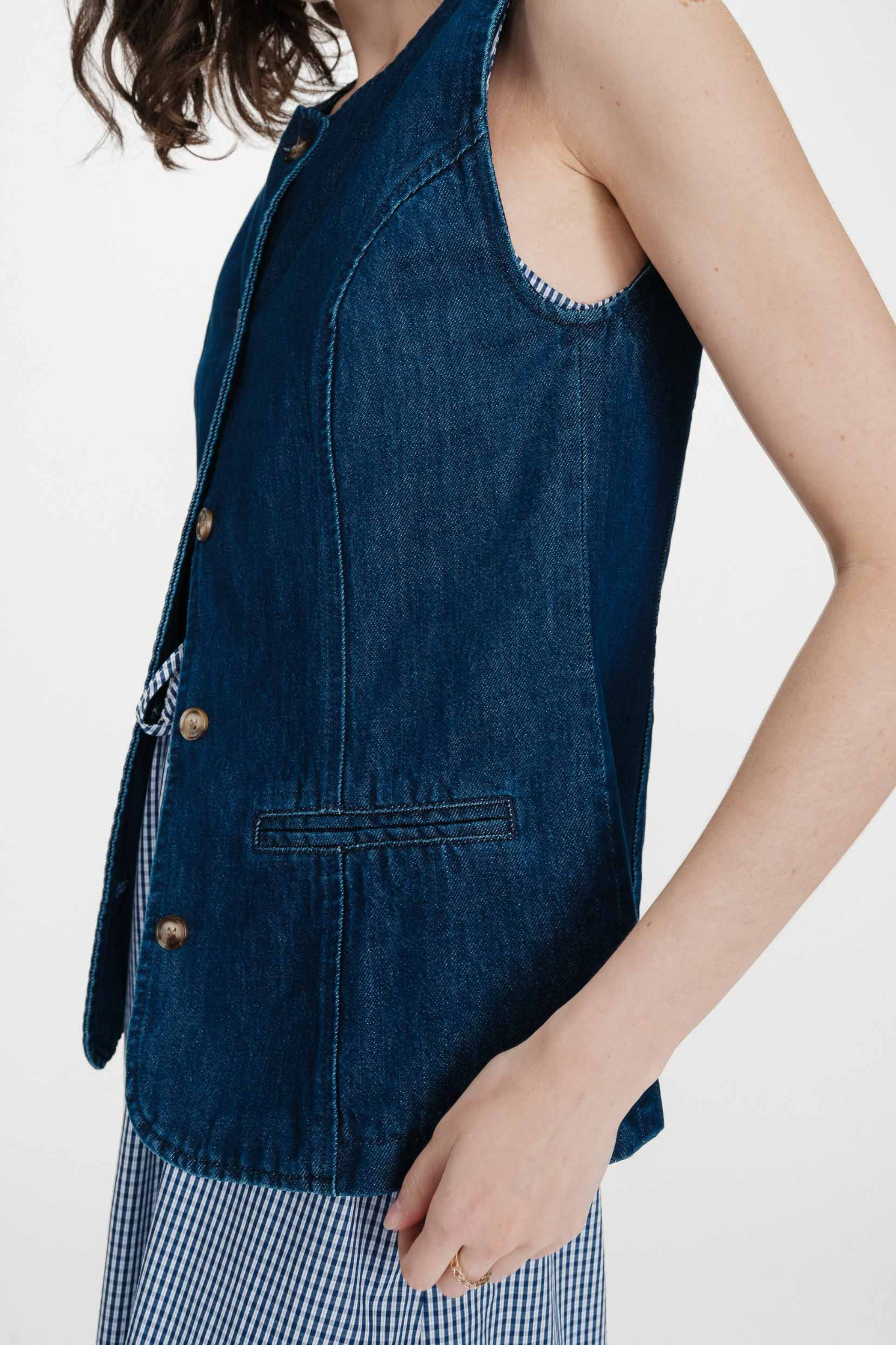 VALLON VEST - MEDIUM BLUE