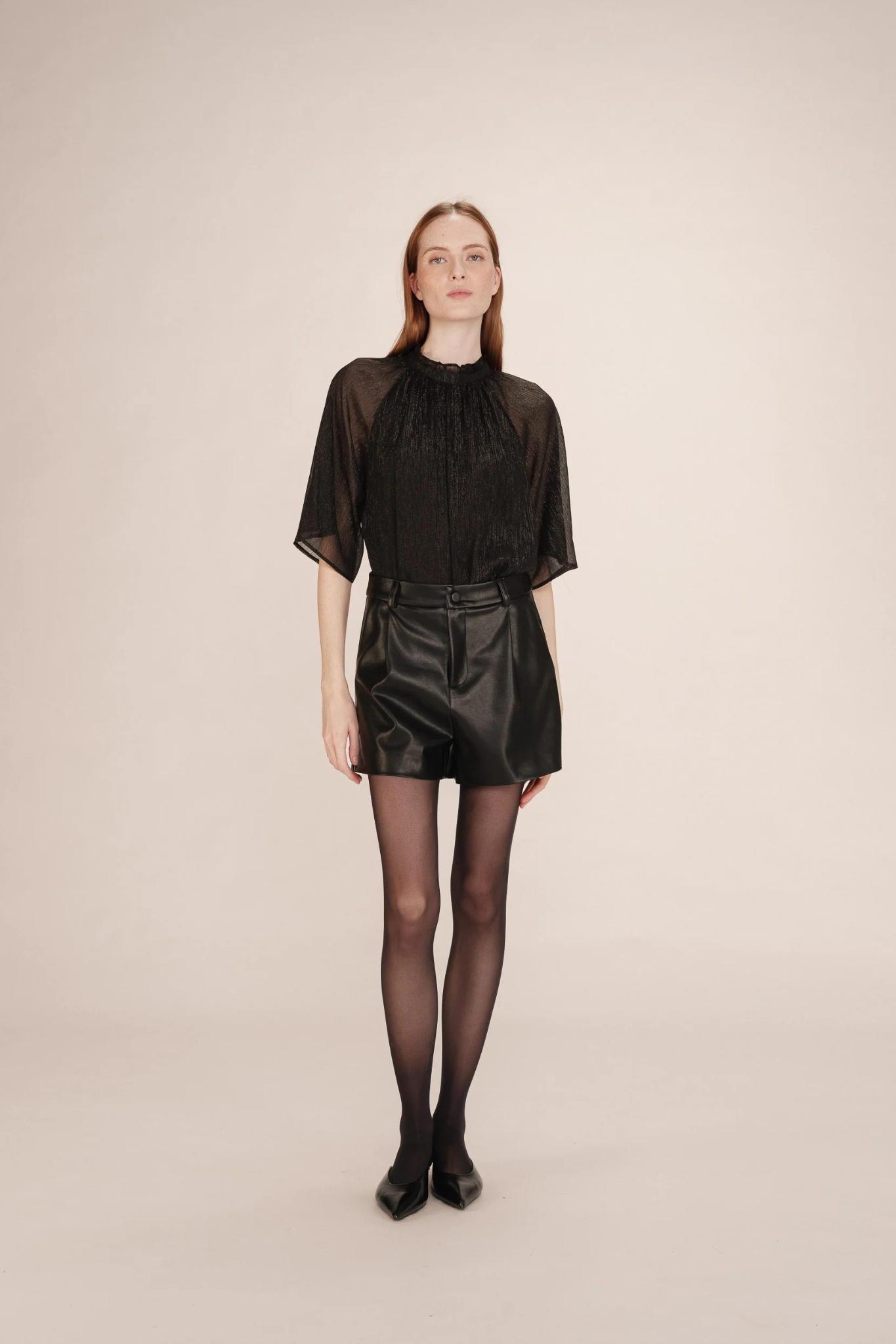 TOPAZE BLOUSE - BLACK