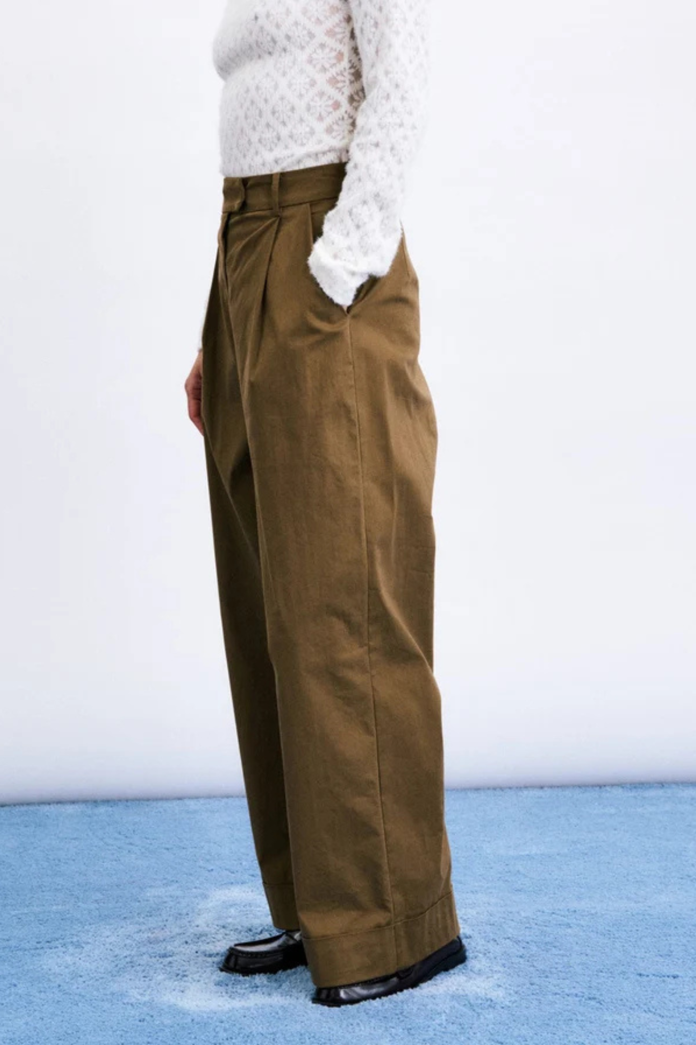 NORFOLK PANTS - ICE BROWN