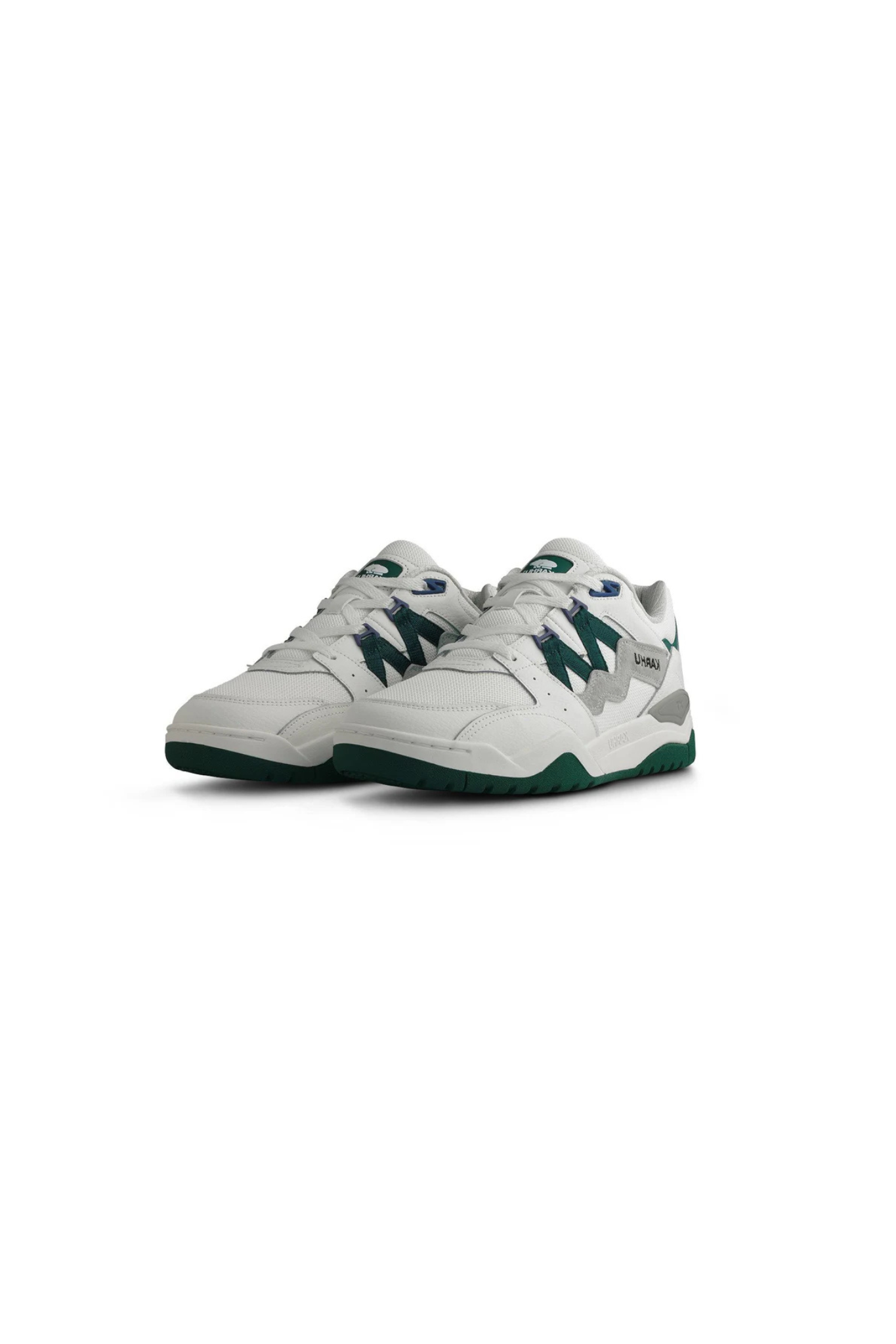 KARHU FUSION XT MEN SNEAKERS - BRIGHT WHITE/RAIN FOREST. Front view