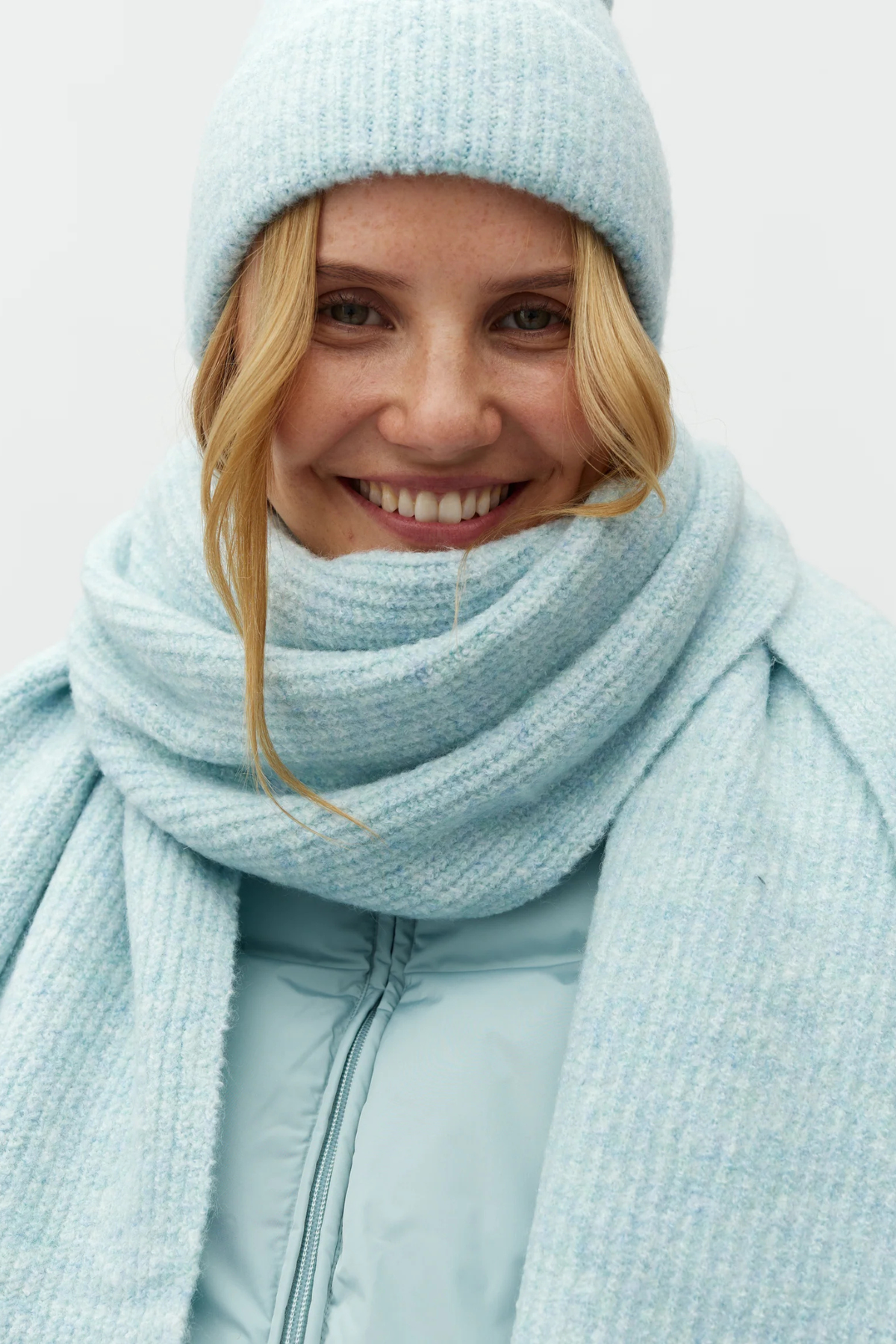 ÉCHARPE SANELA HEVELYN - BLEU AÉRO