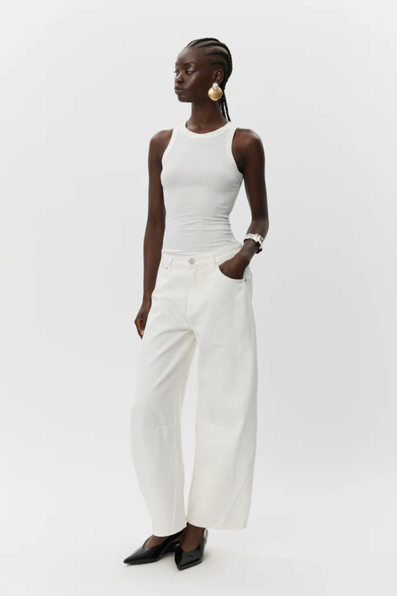 TOMAR TROUSERS - OFF WHITE