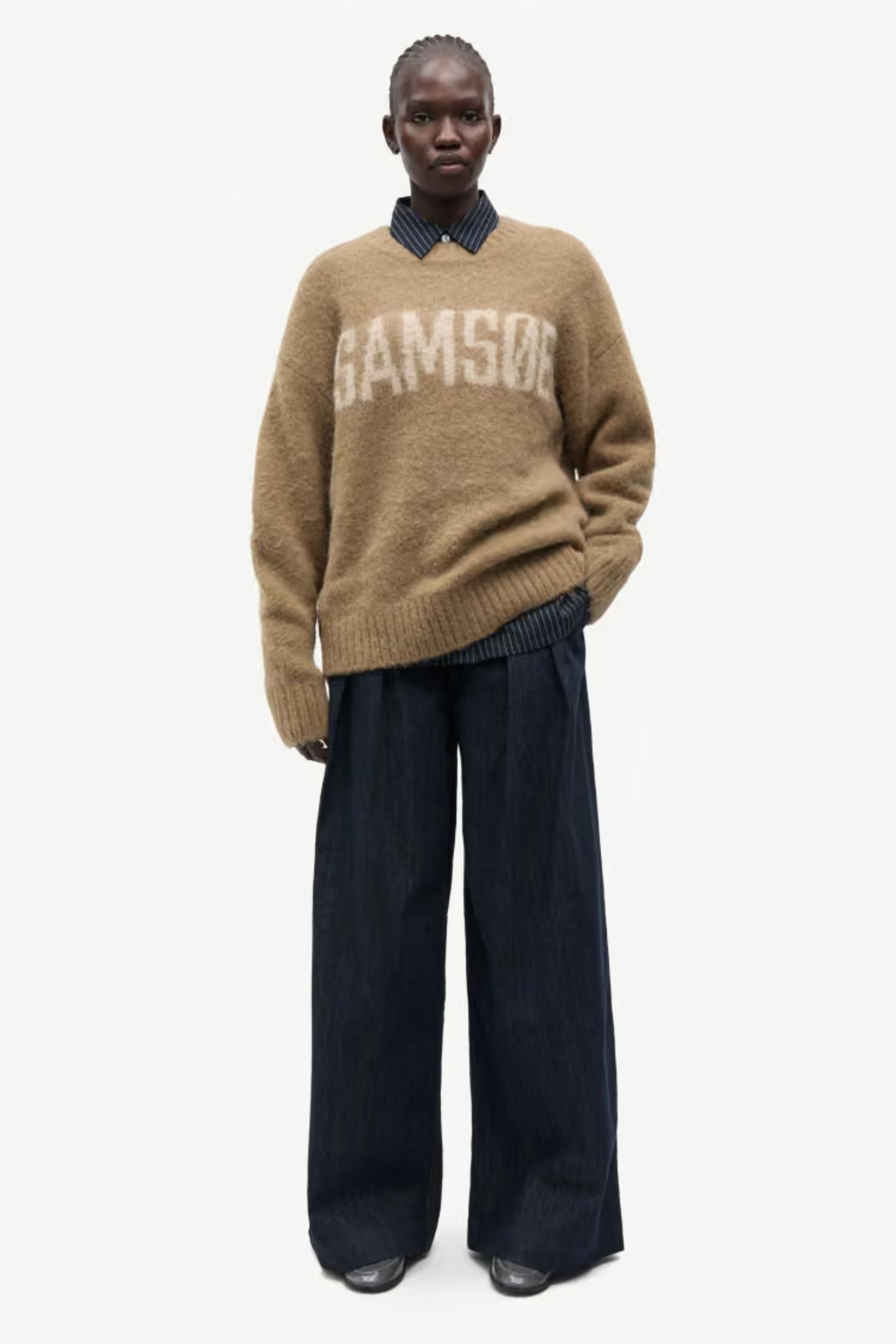 HARPER PLEAT JEANS - INK