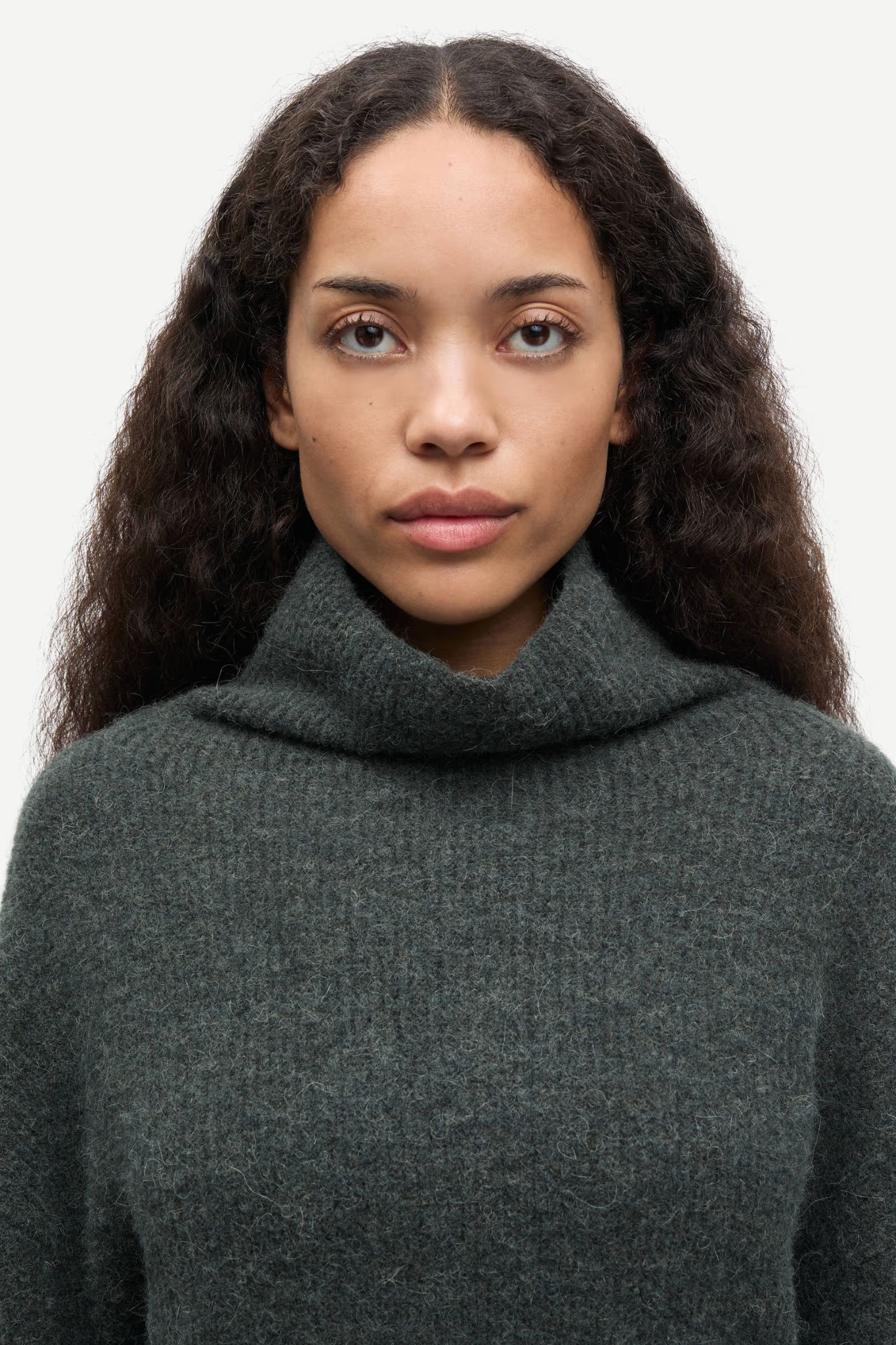 NORIS TURTLENECK - DARK EVERGREEN MEL