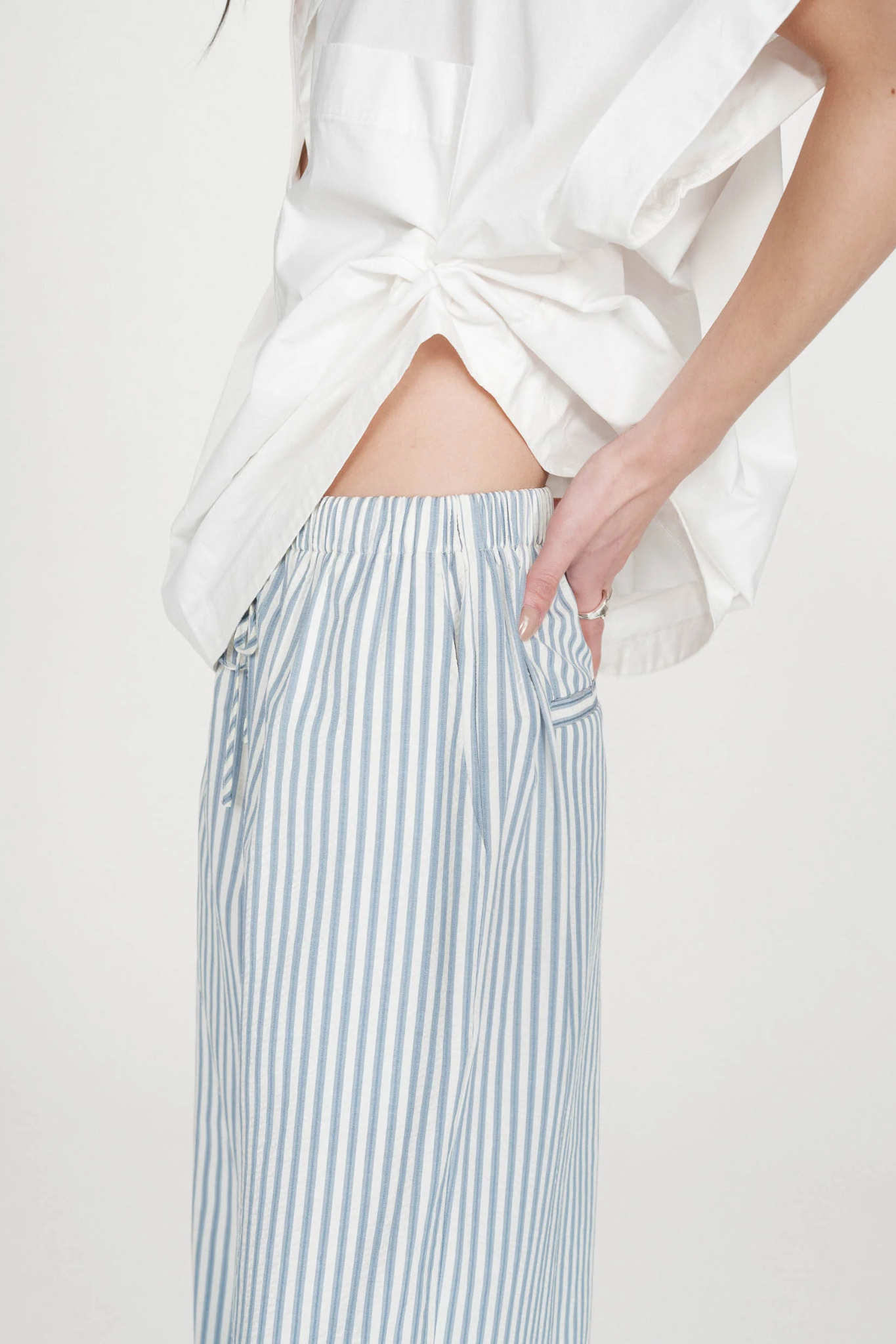 VOLUTE PANTS - BLUEBERRY