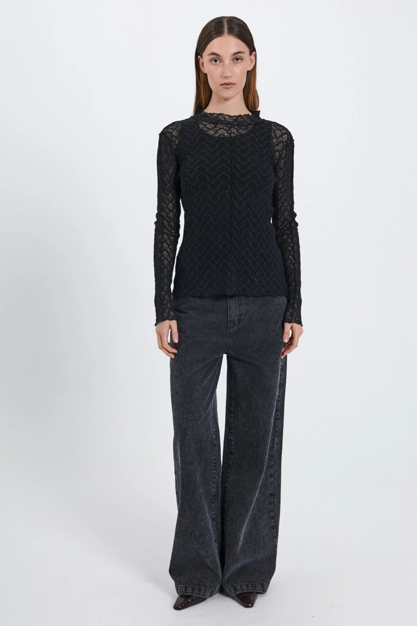 ROSALINA TOP - BLACK