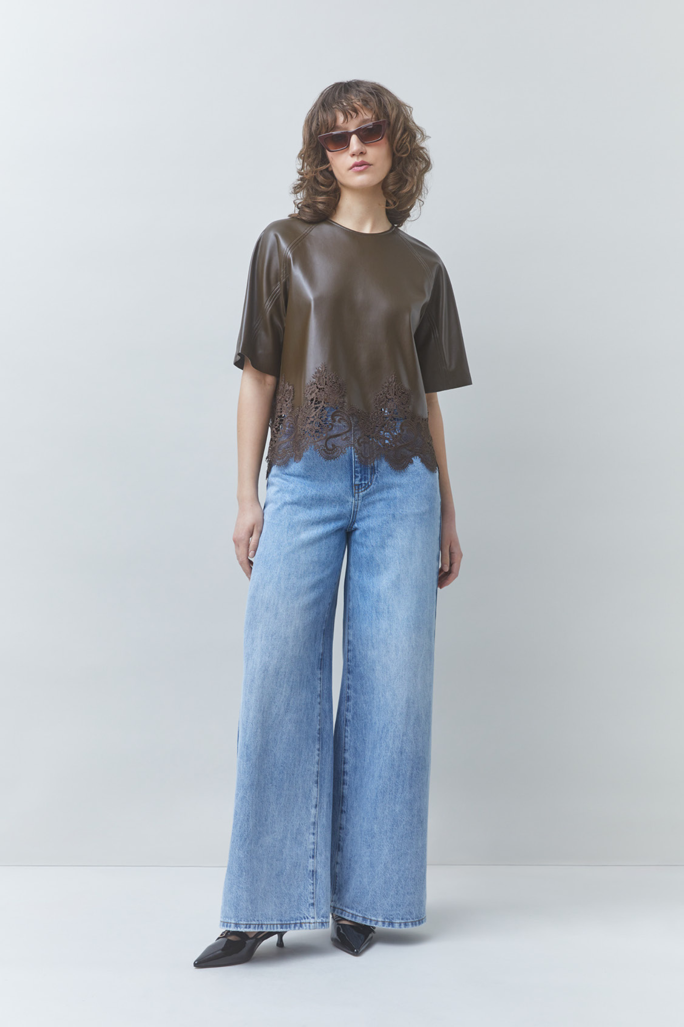 LONDON TOP - KAKI